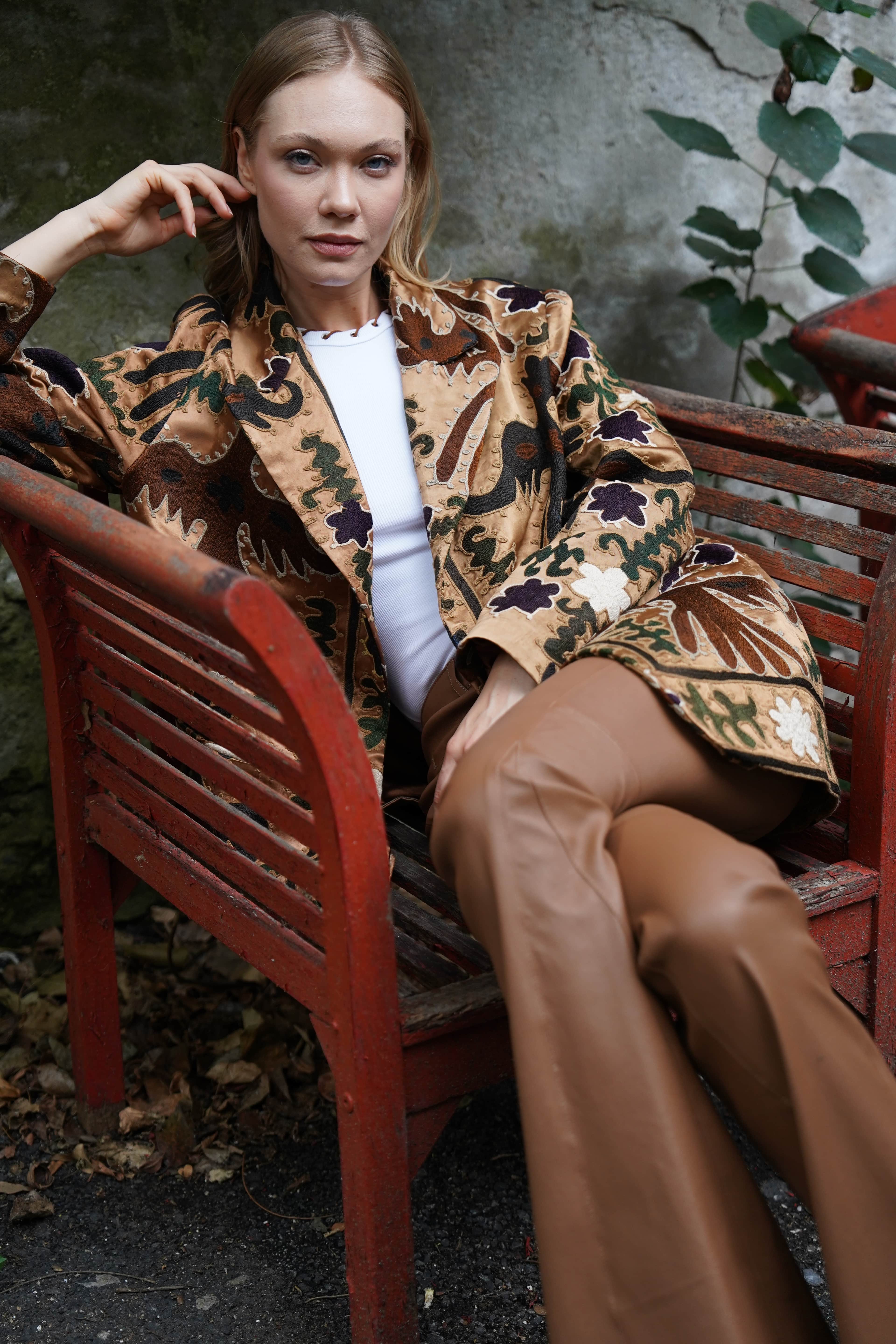 Silk Suzani Jacket