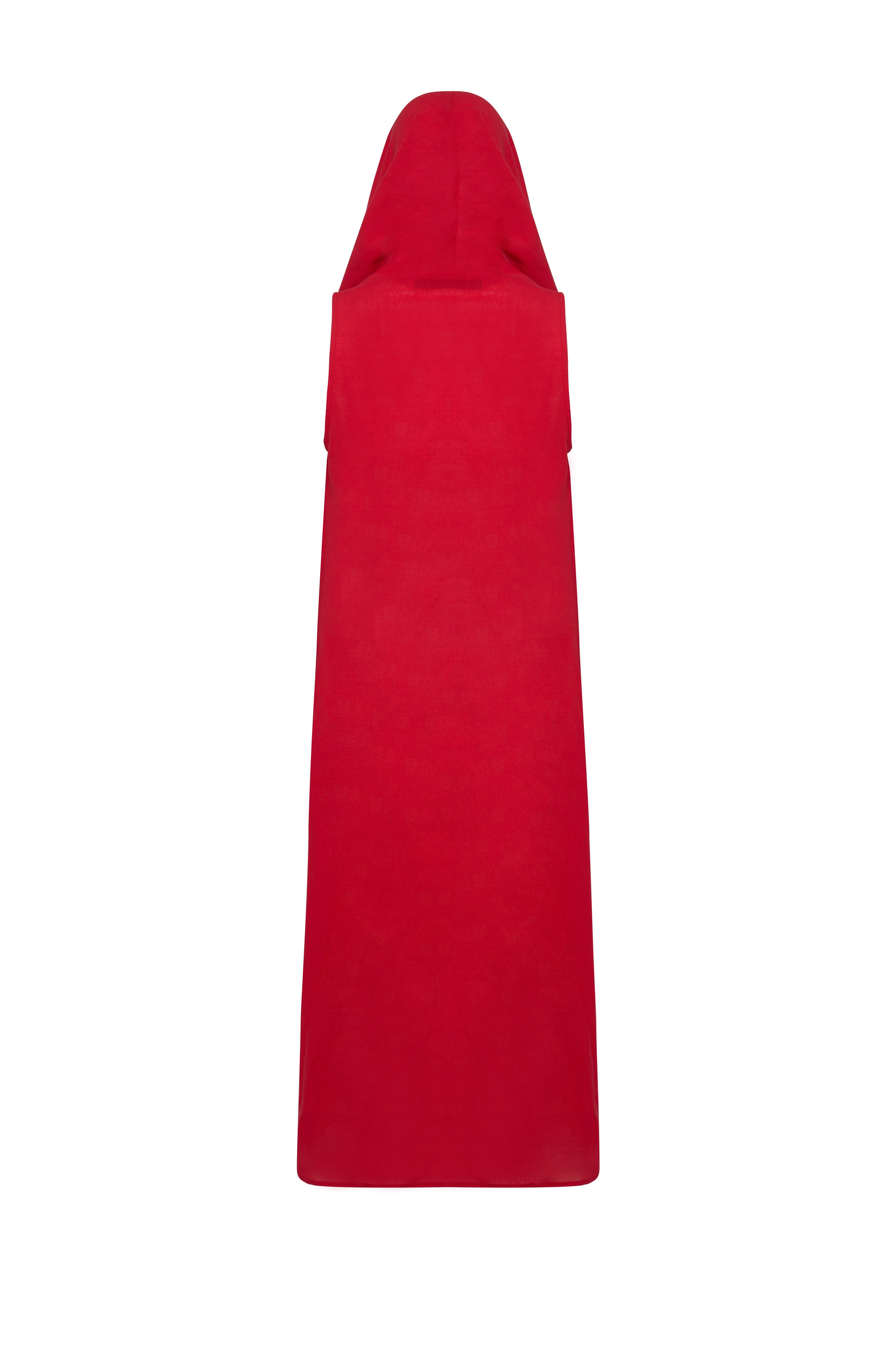 Emily Hooded Sleeveless Kimono