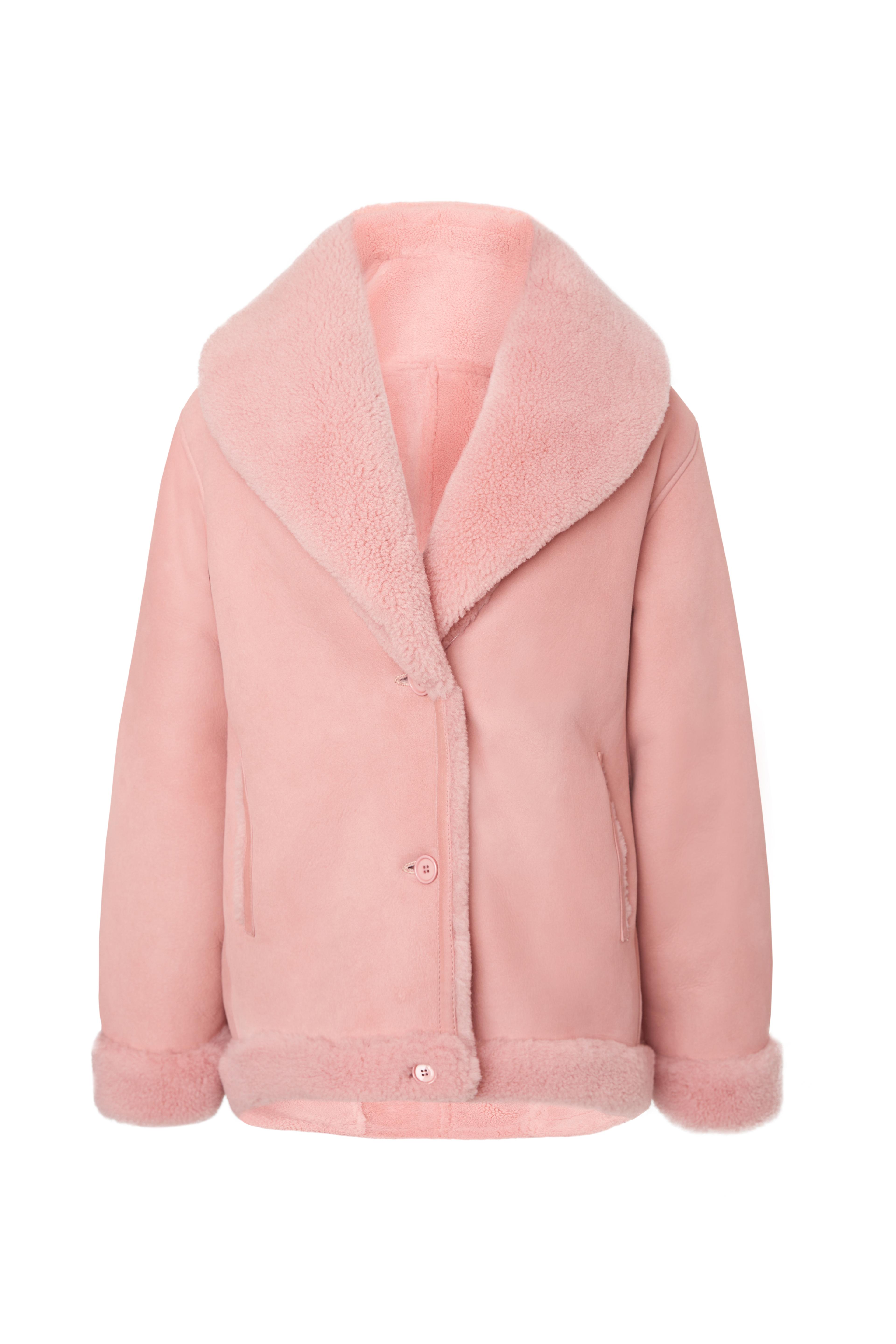 Lexi Reversible Nappa Jacket - Pink