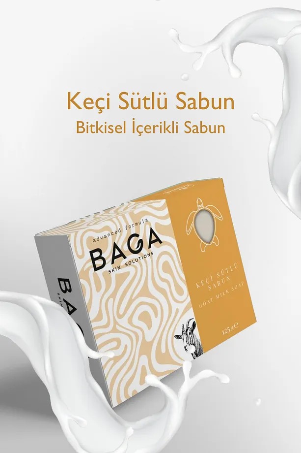 BAGA Zengin Vitamin ve Mineralli Canlandırıcı Nemlendirici Keçi Sütlü Sabun 125 gr