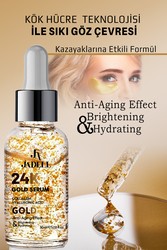 JADELL 24k Altın Göz ve Yüz Çevresi Doğal Vegan Botoks Etkili Yaşlanma Karşıtı Bakım Serumu 30 ml