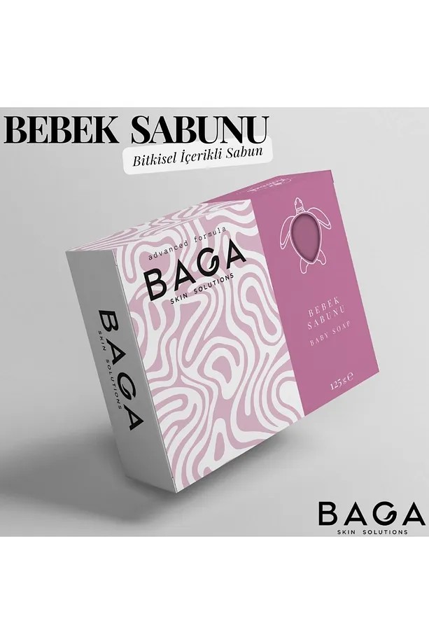 BAGA Parabensiz ve Alkolsüz Göz Yakmayan Bebek Sabunu 125 Gr