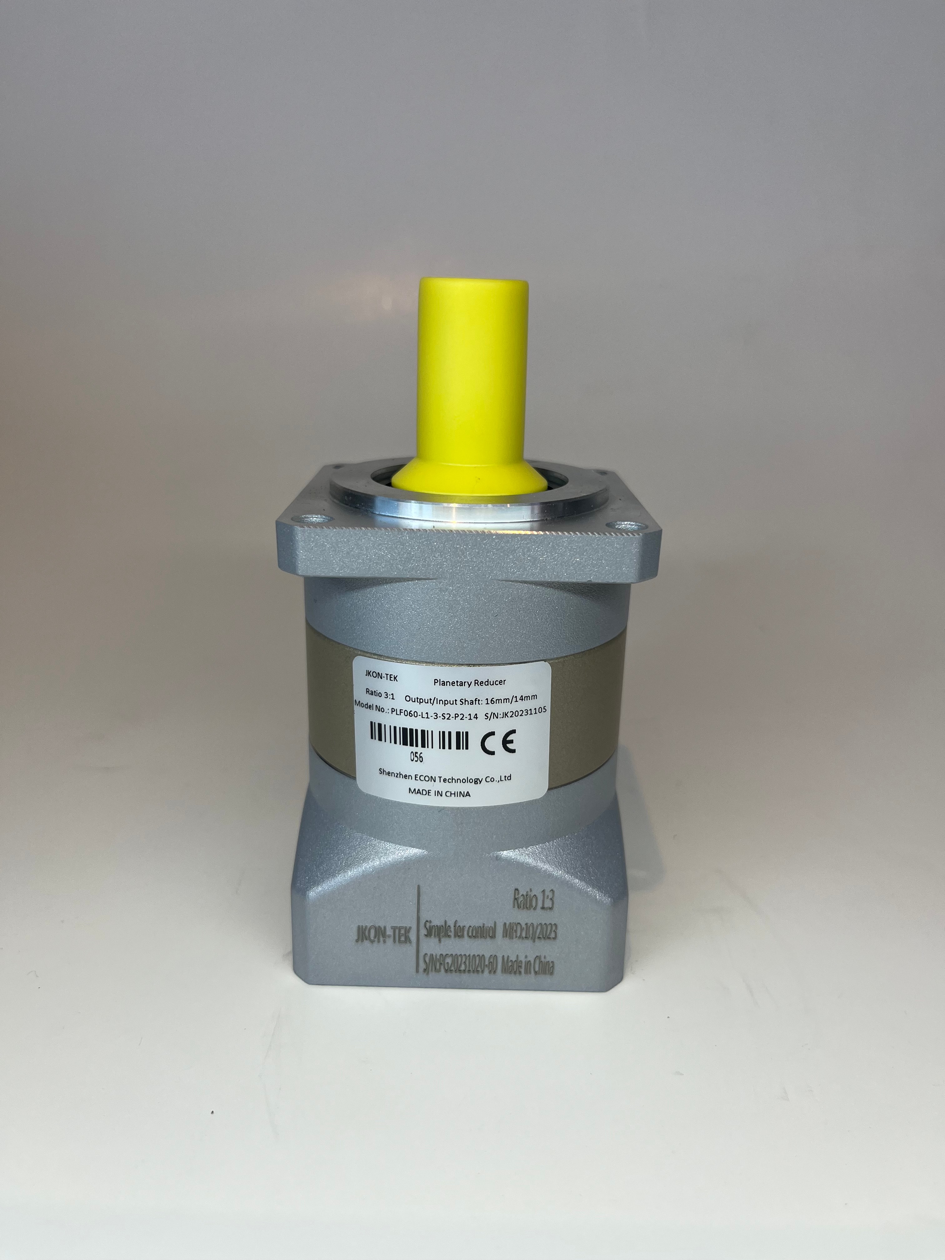 400W Servo Motor İçin 1:3 Çevrim Oranlı Planet Redüktör (PLF060-L1-3-S2-P2-14)