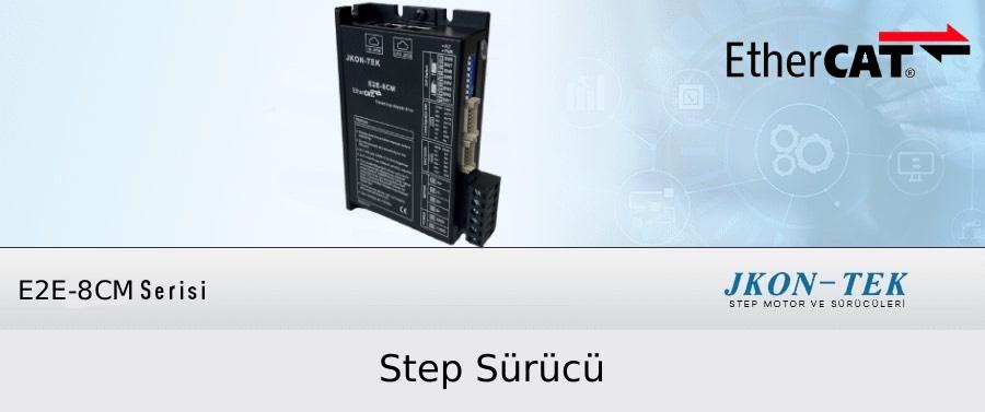 8A Ethercat Haberleşmeli Step Motor Sürücü (E2E-8CM)