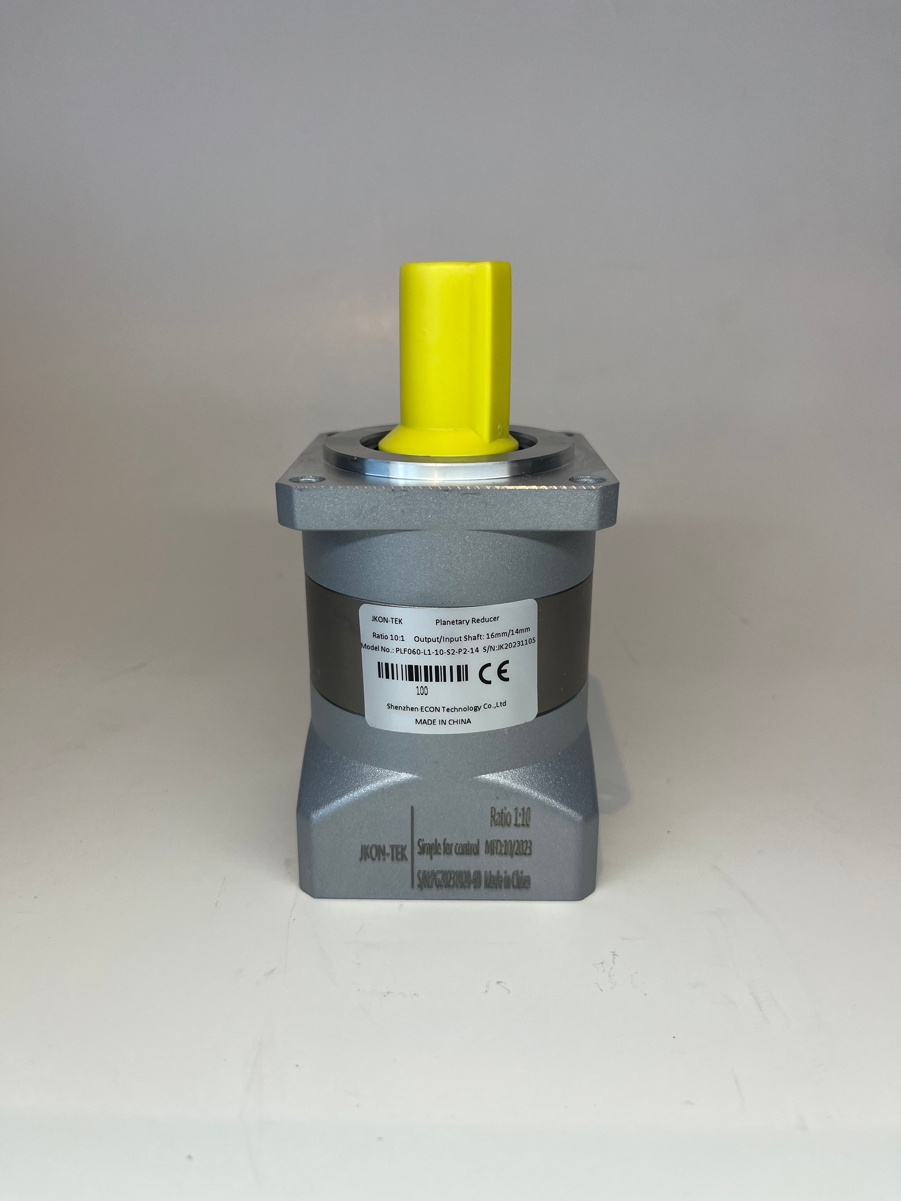 400W Servo Motor İçin 1:10 Çevrim Oranlı Planet Redüktör (PLF060-L1-10-S2-P2-14)