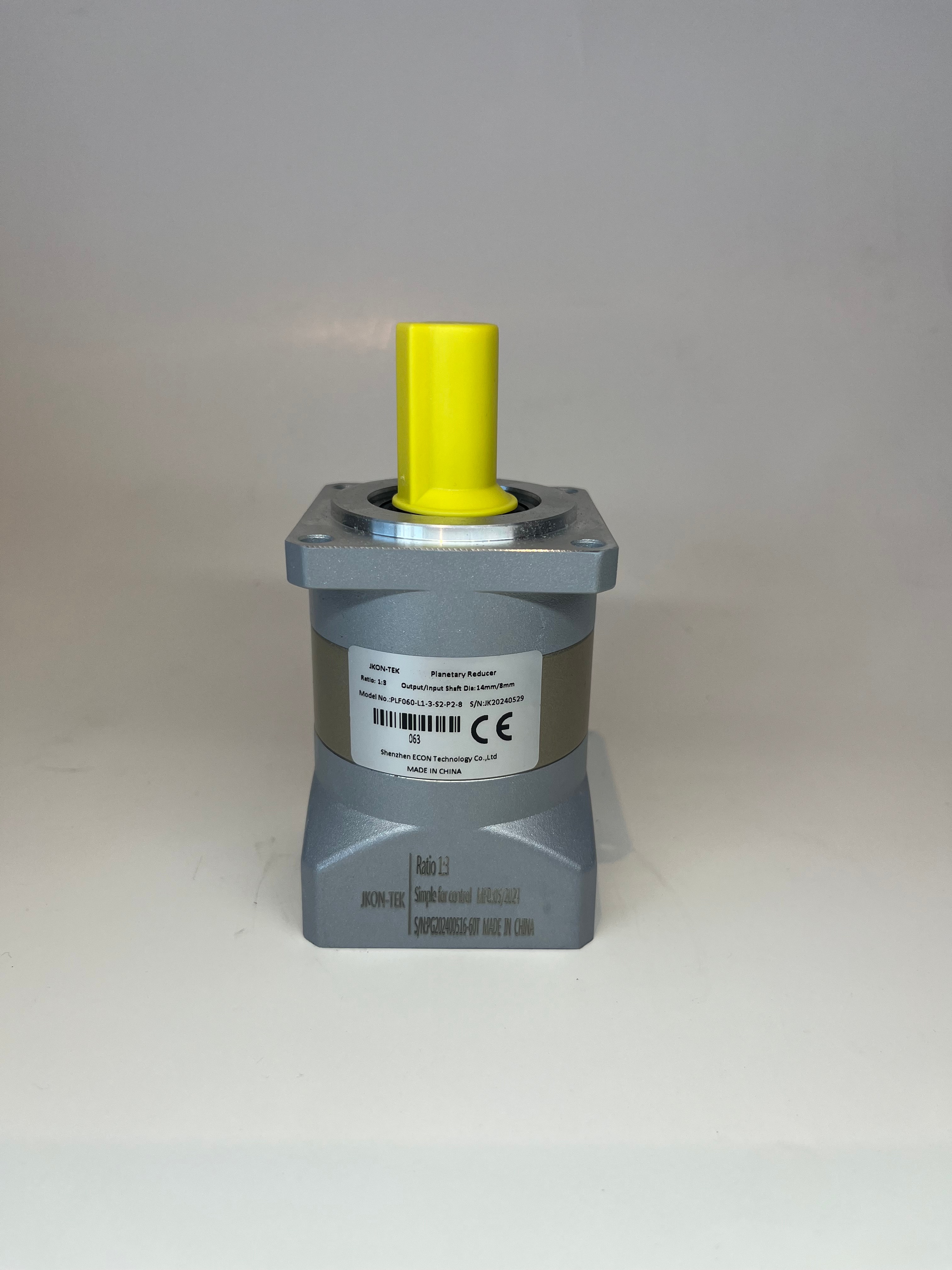 Nema23 57 Flanş Step Motor İçin 1:3 Çevrim Oranlı Planet Redüktör (PLF060-L1-3-S2-P2-8)