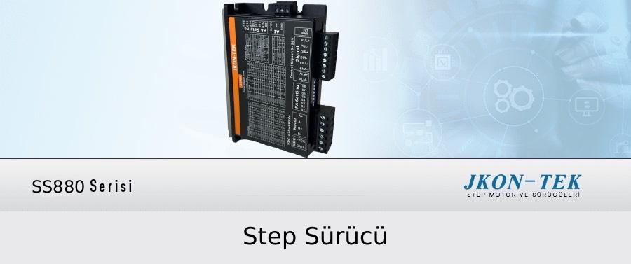 8A Step Motor Sürücü 0-10V Analog girişli/Alarm Çıkışlı (SS880)