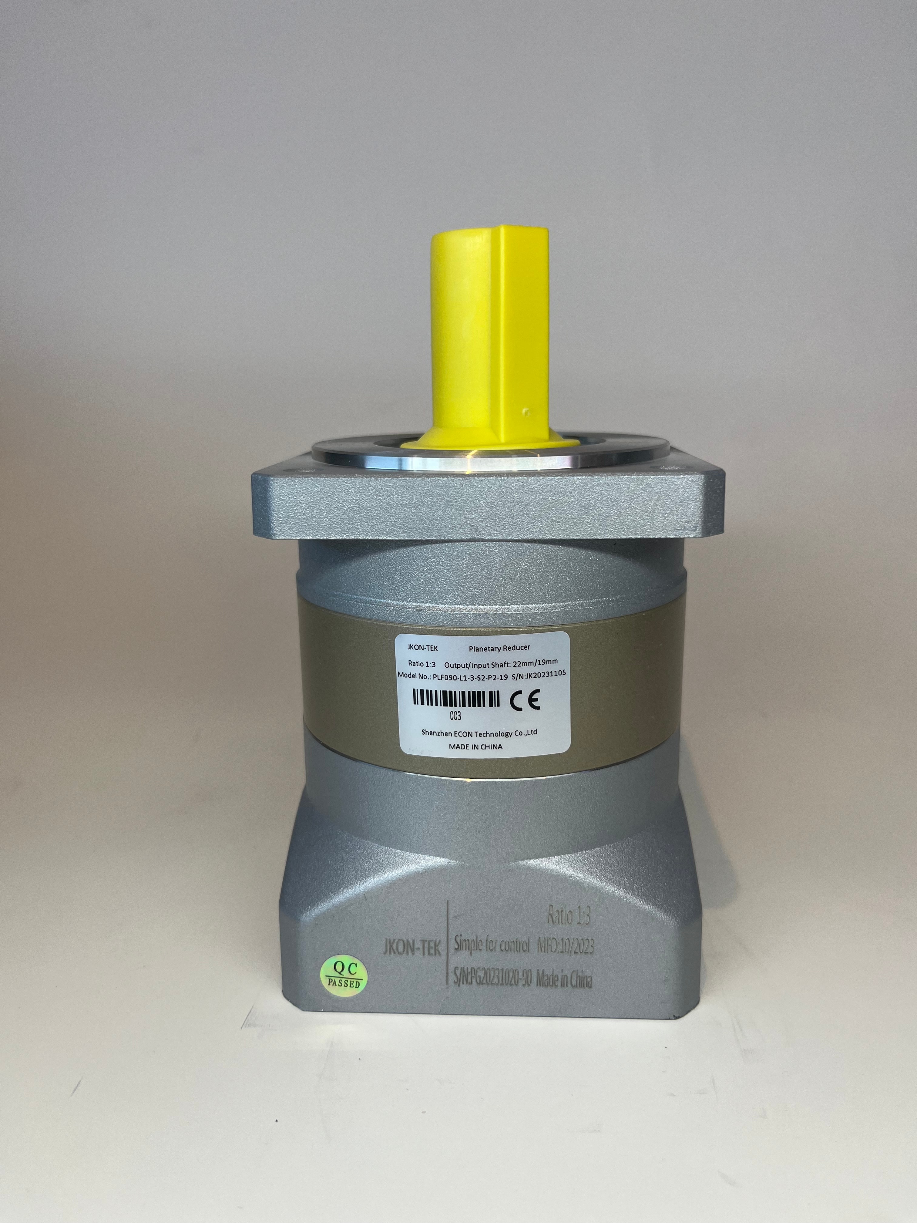 750W Servo Motor için 1:3 Çevrim Oranlı Planet Redüktör (PLF090-L1-3-S2-P2-19)