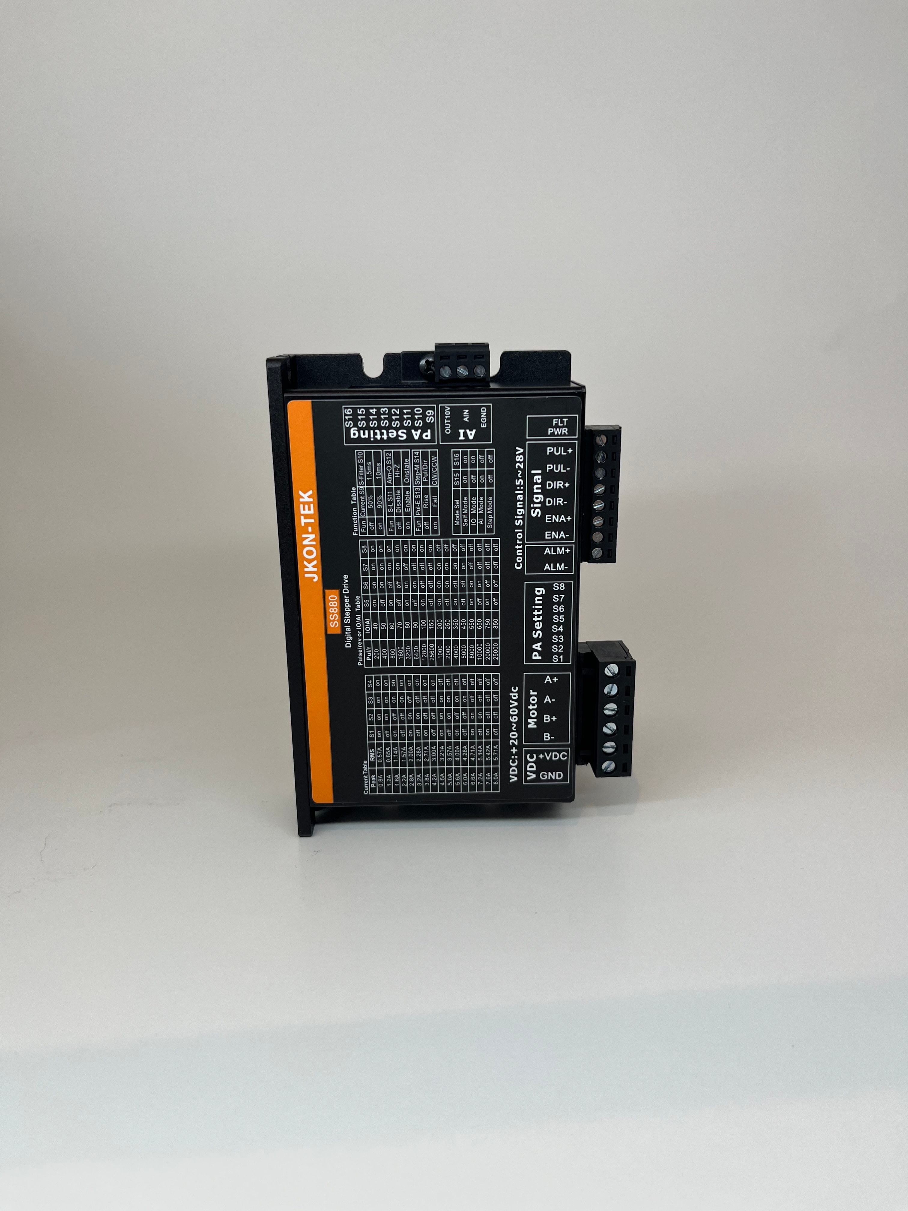 8A Step Motor Sürücü 0-10V Analog girişli/Alarm Çıkışlı (SS880)