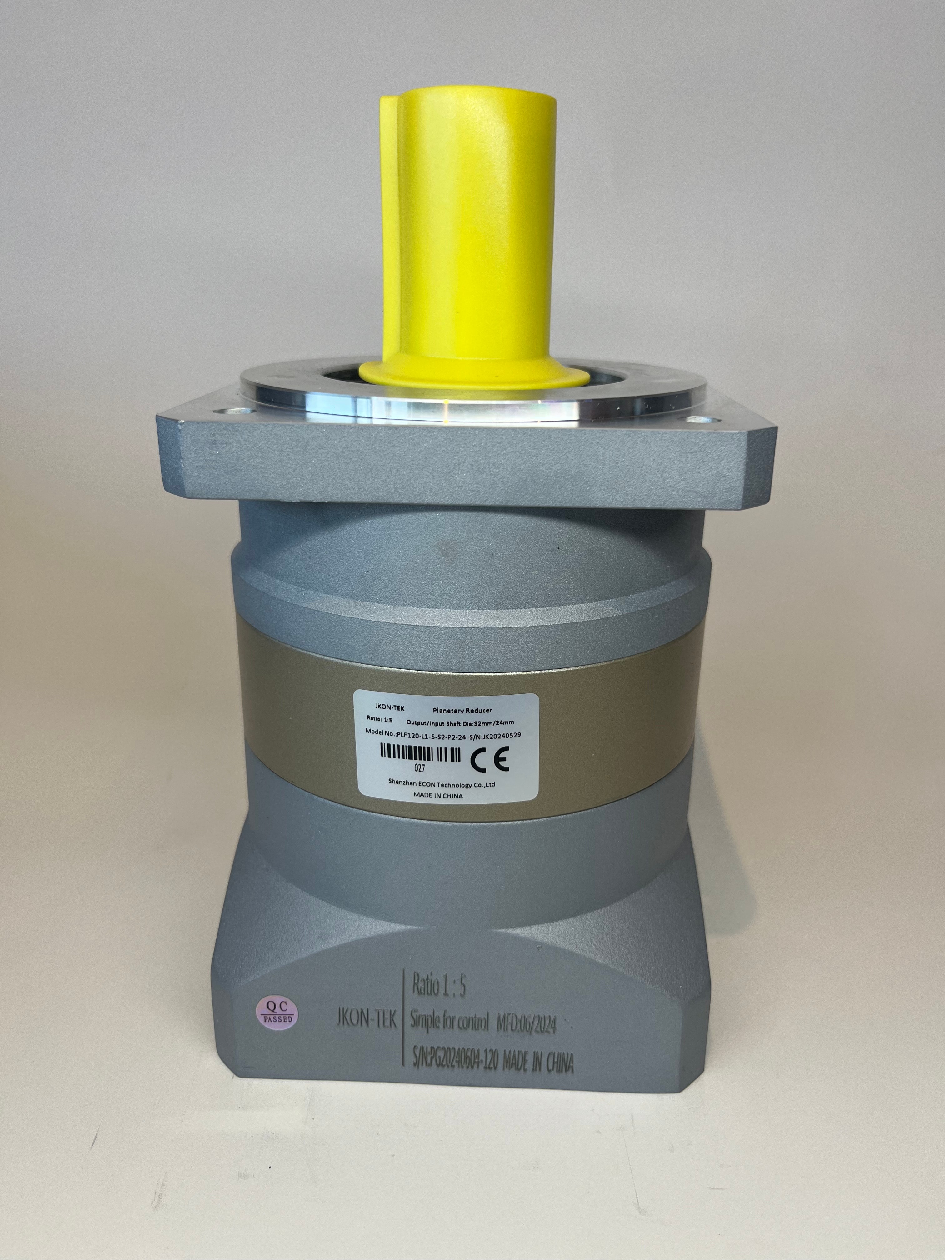 1KW - 1,5KW-2KW Servo Motor İçin 1:5 Çevrim Oranlı Planet Redüktör (PLF120-L1-5-S2-P2-24)