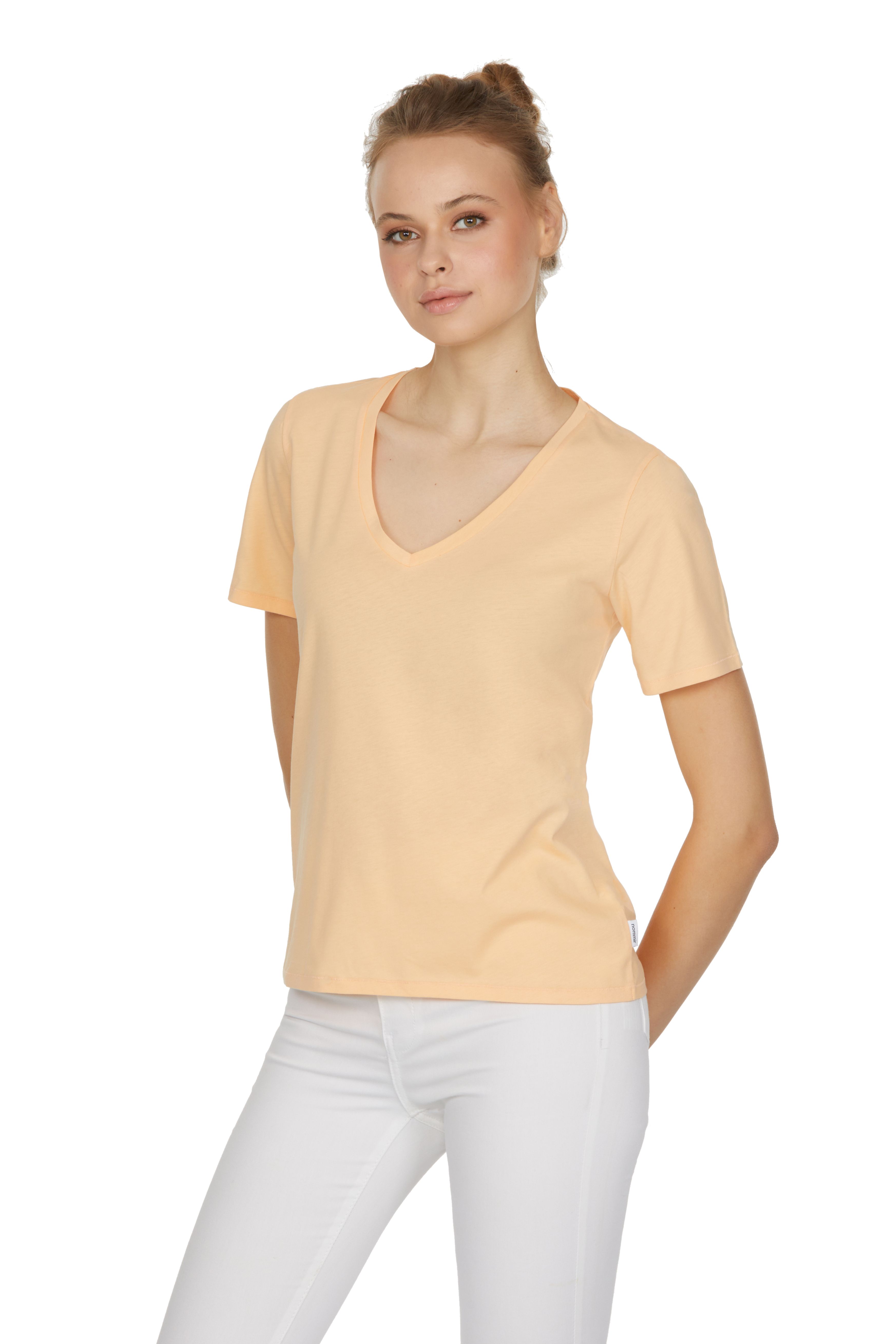 Basic - V Neck - 67 PEACH