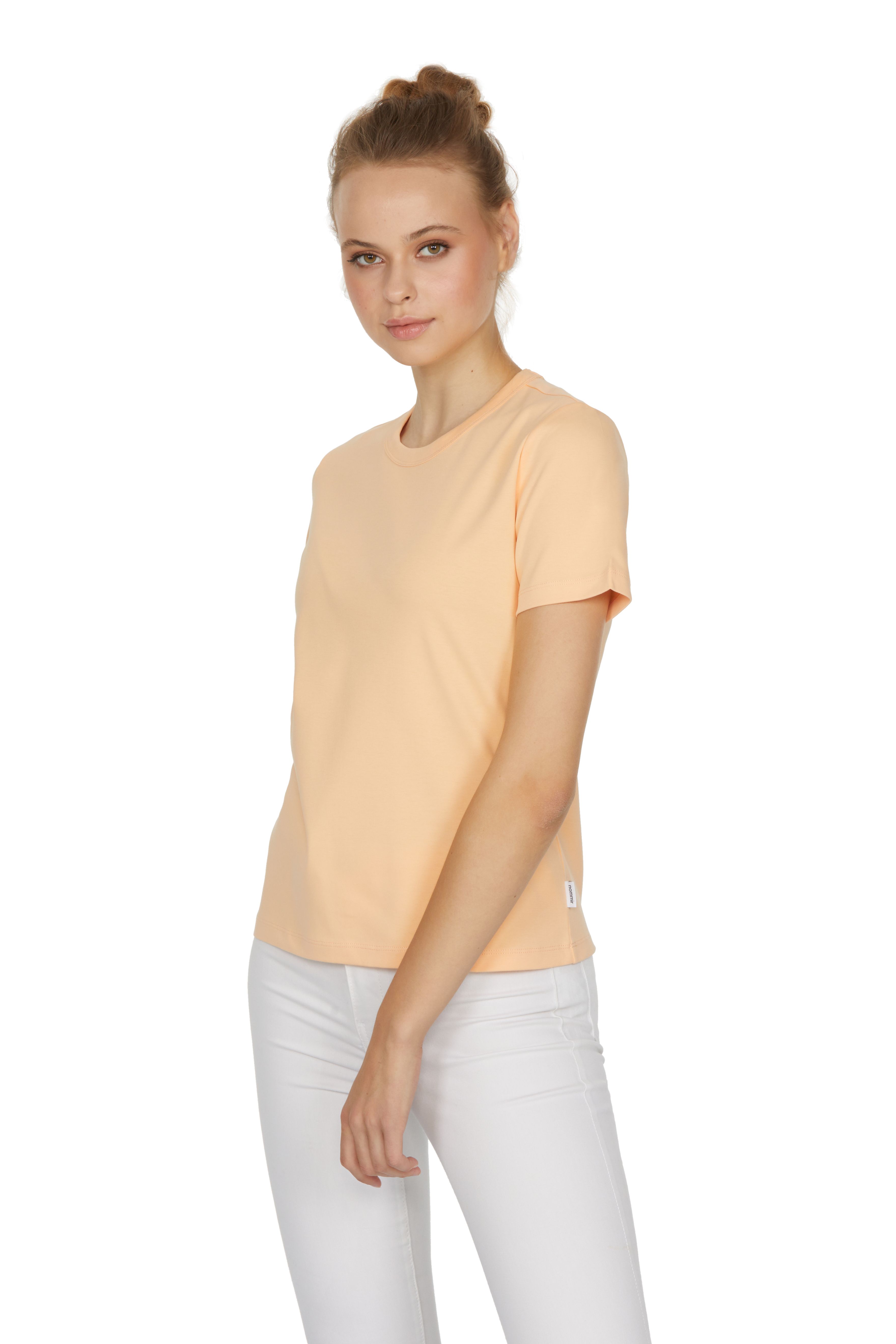 Basic - Crew Neck - Silk Touch - 67 PEACH