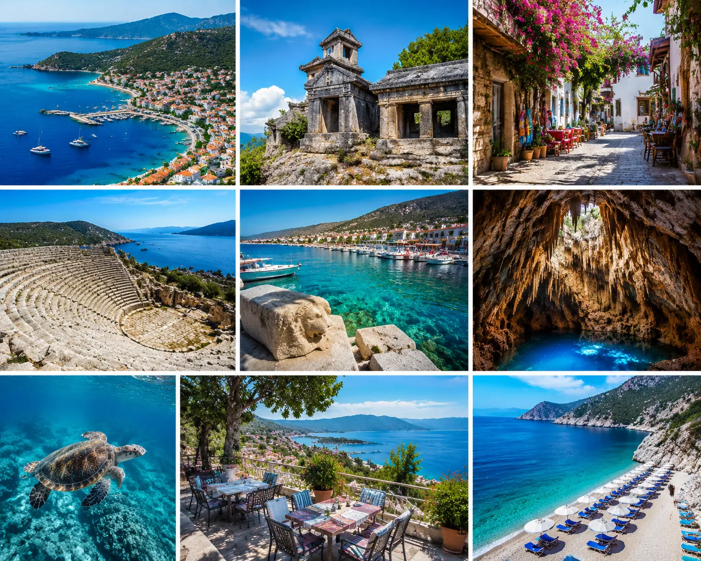 Kaş Gezilecek Yerler