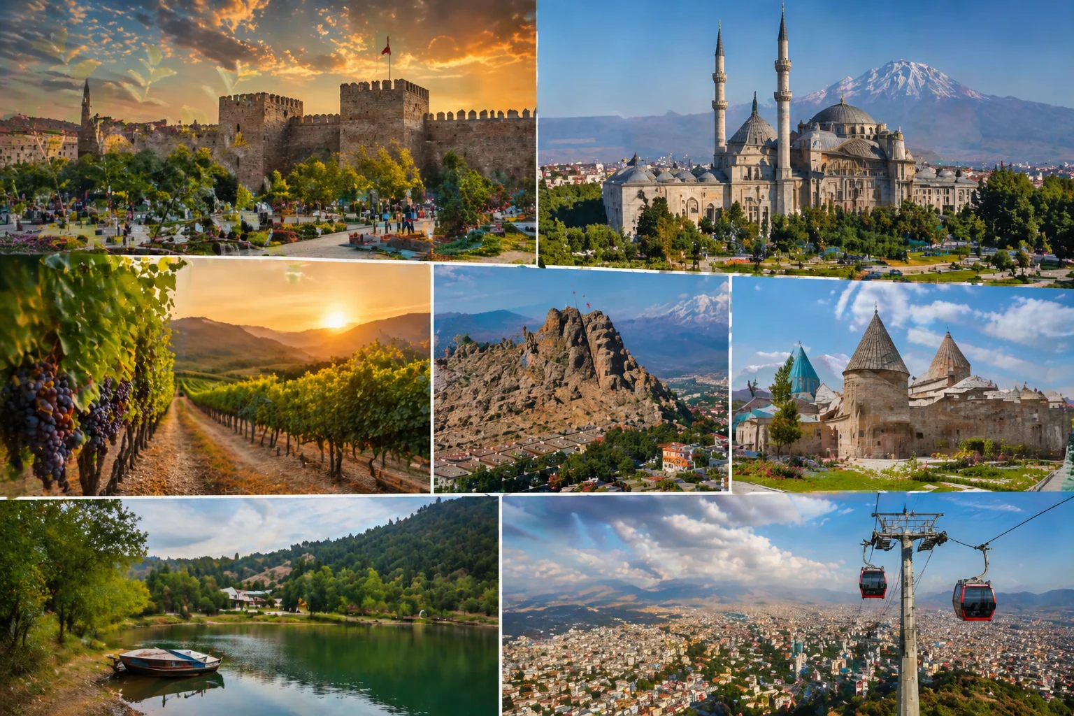 Kayseri'nin Tarihi Zenginlikleri ve Doğal Güzellikleri