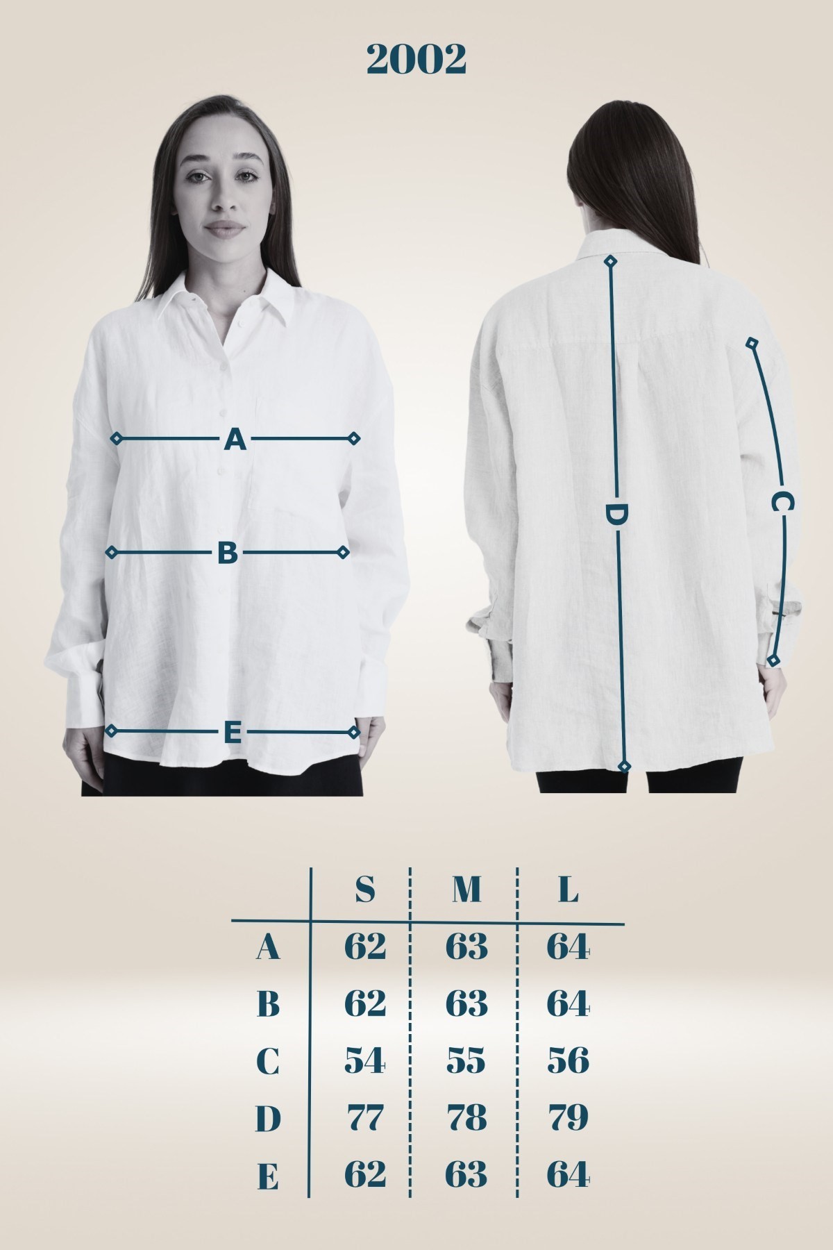 Doğal Dokulu Oversize Kadın Gömlek – %50 Keten %50 Pamuk, Uzun Kollu, Konforlu Stil 2002 - PEMBE
