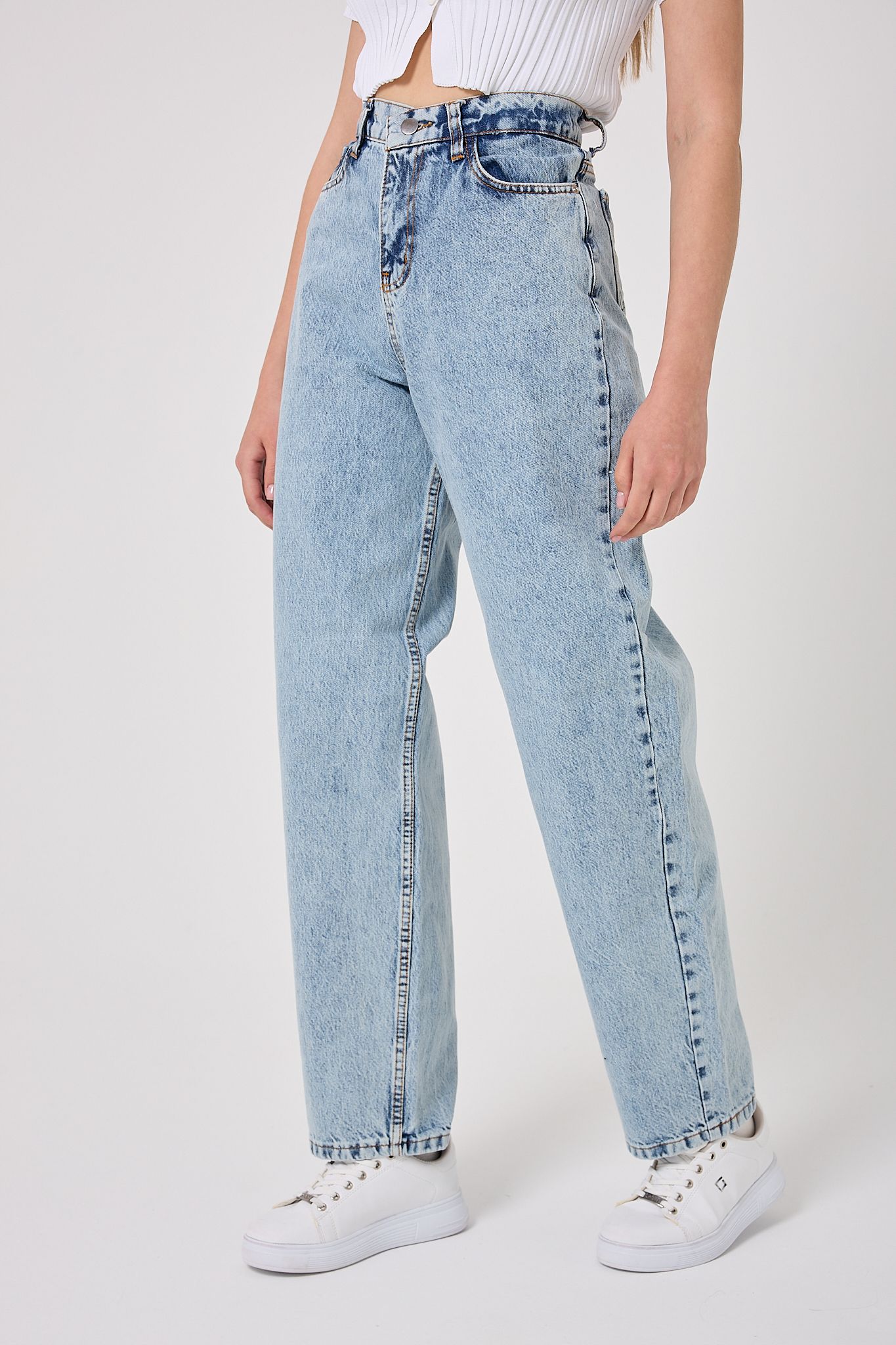  4605 - Baggy Denim Pantolon