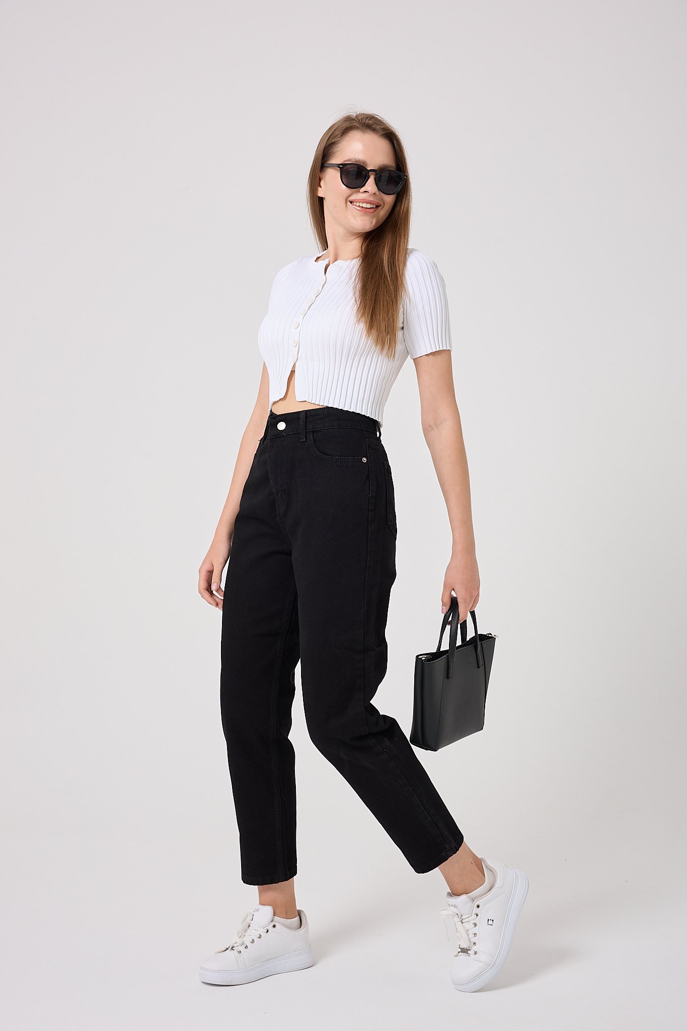  4607-Mom Denim Pantolon