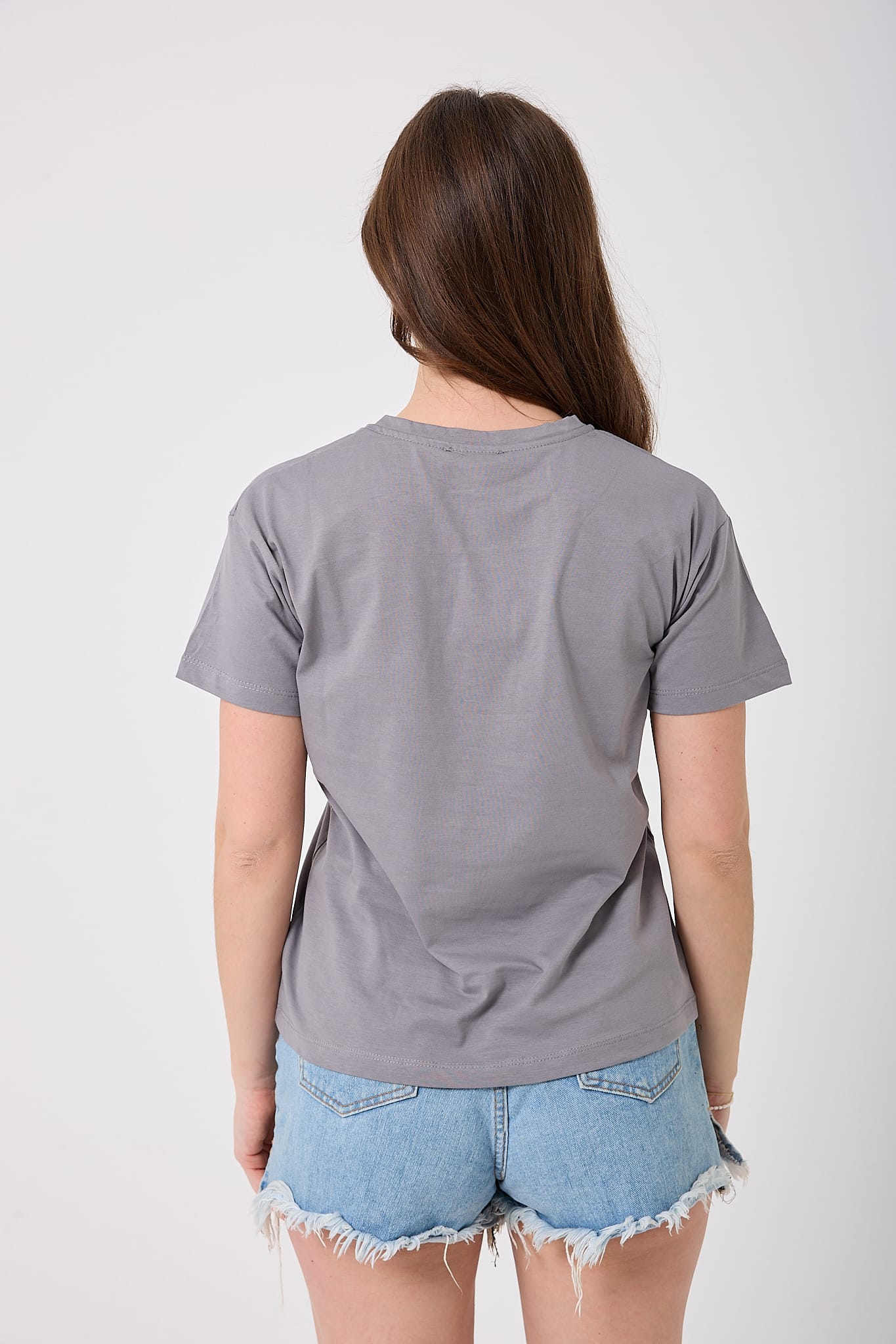 4624 - Palmiye Baskılı T-Shirt