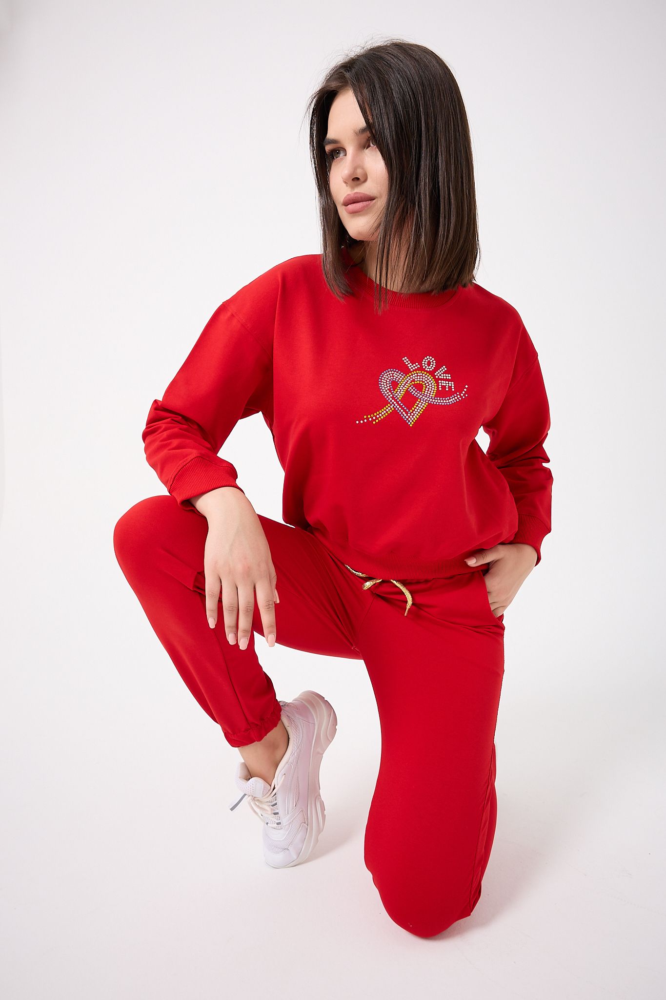 4637-Love Taşlı Alt Üst İkili Takım
