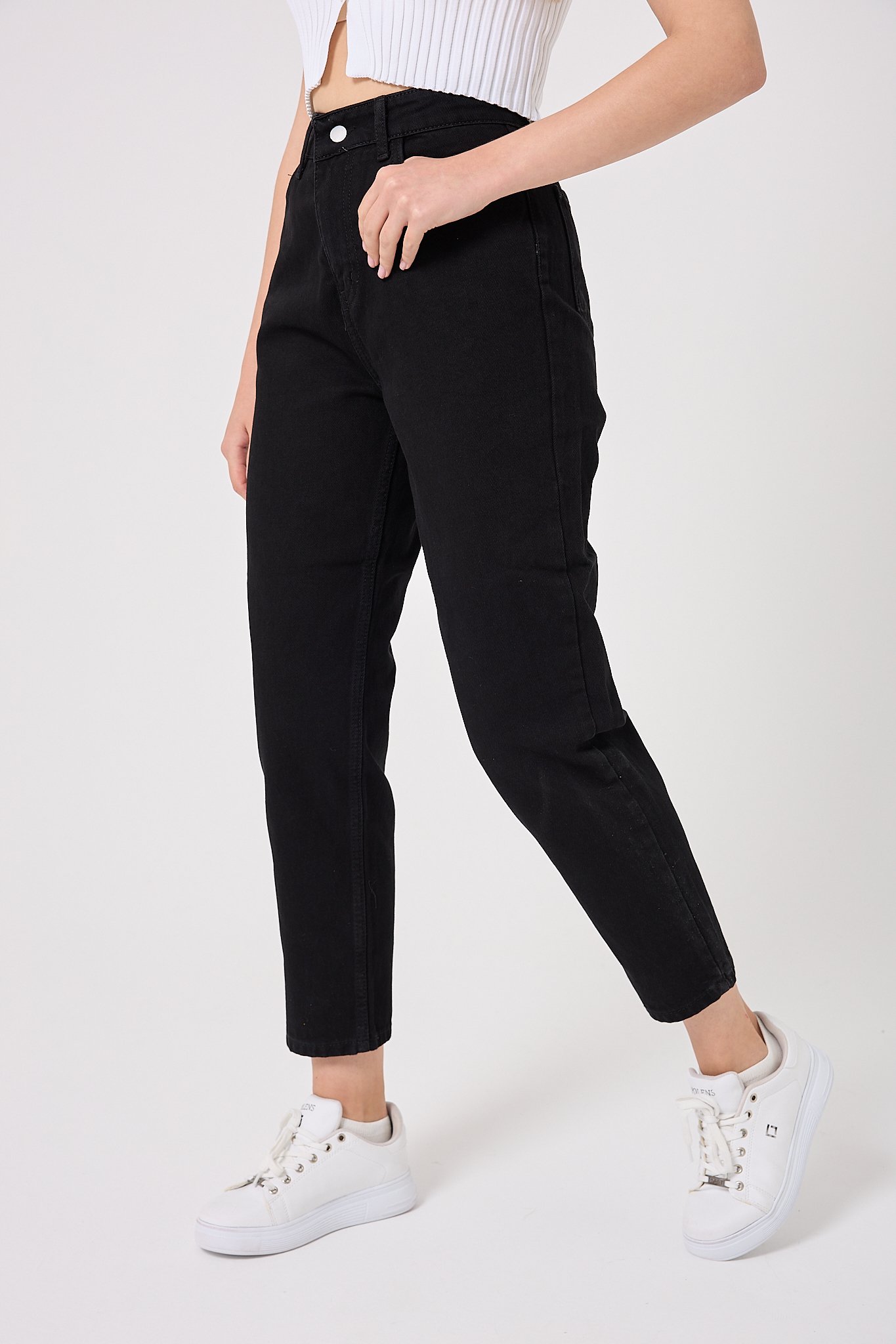 4607-Mom Denim Pantolon