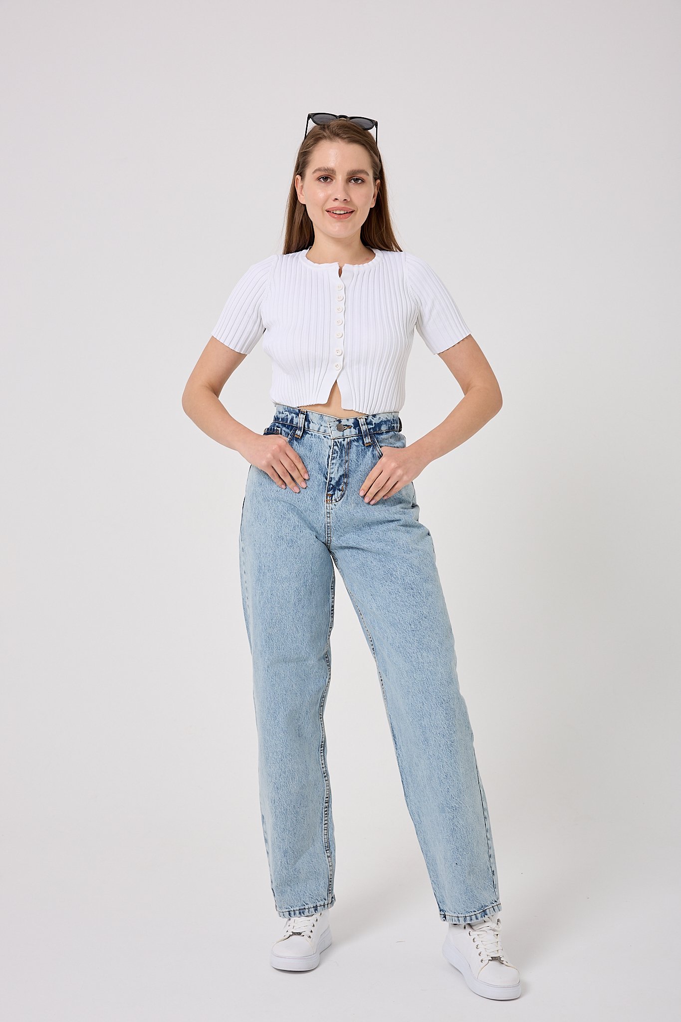  4605 - Baggy Denim Pantolon