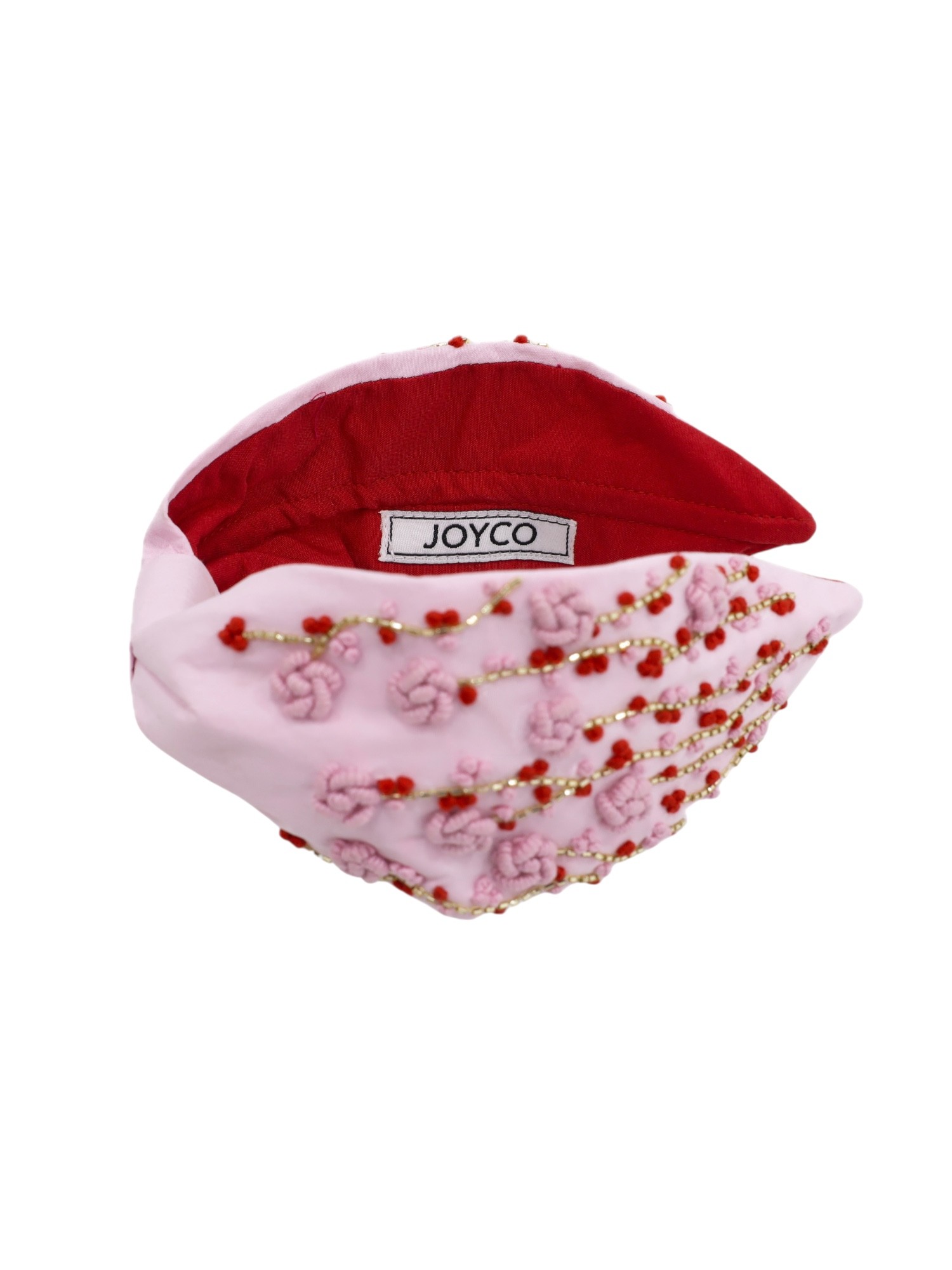 Agata Bead Embroidered Women Headband