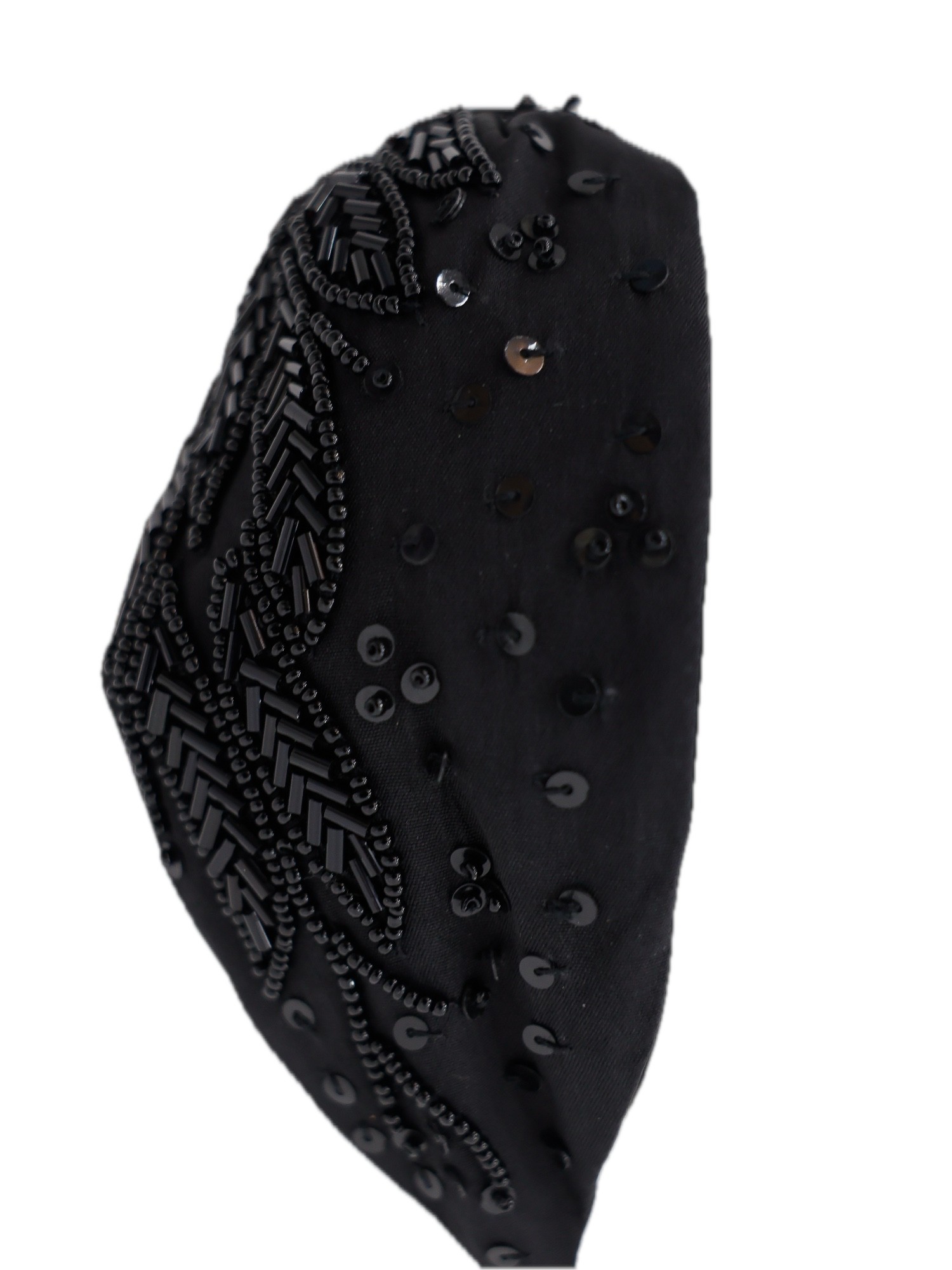 Agata Bead Embroidered Women Headband