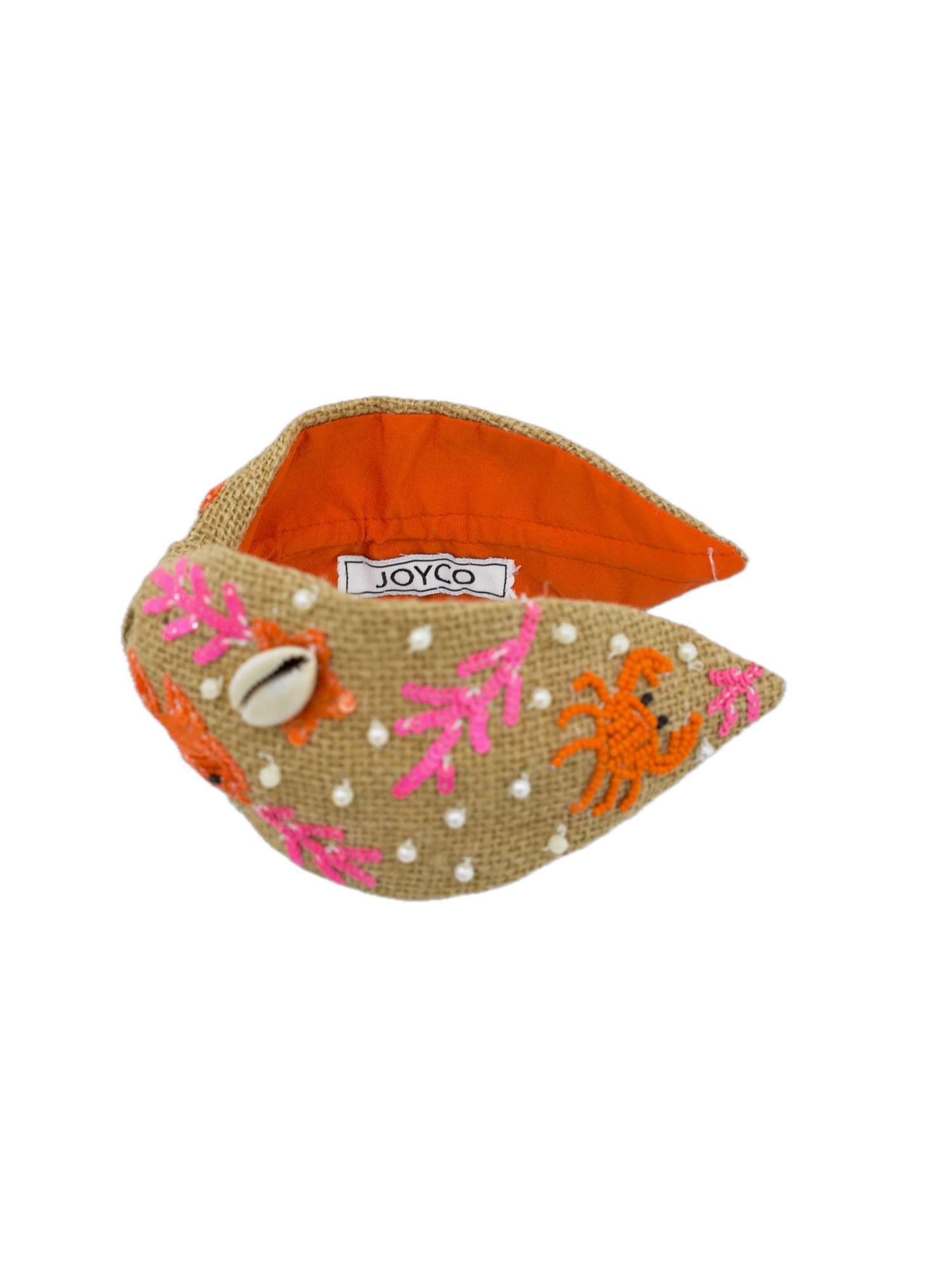 Agata Bead Embroidered Women Headband