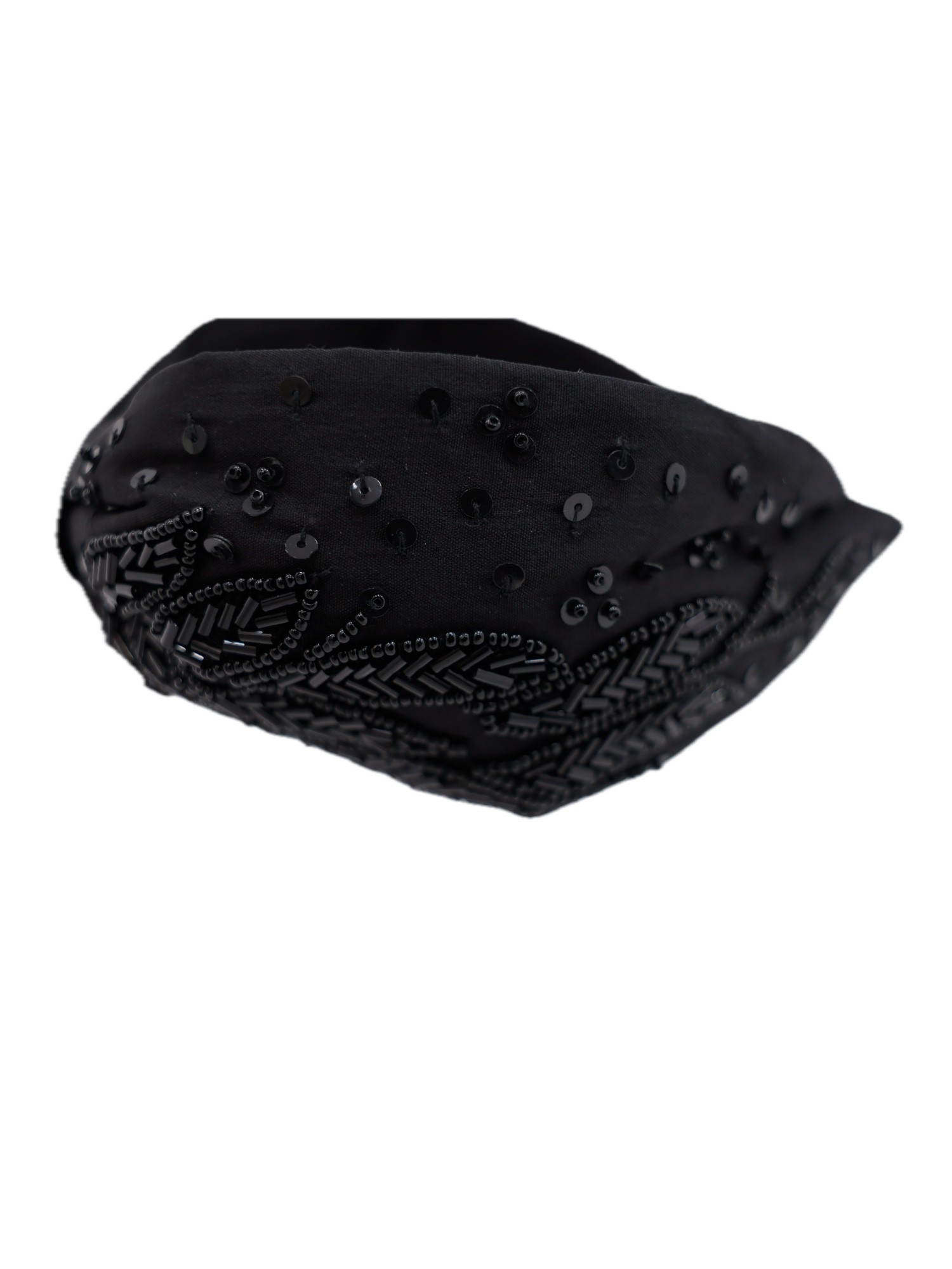 Agata Bead Embroidered Women Headband