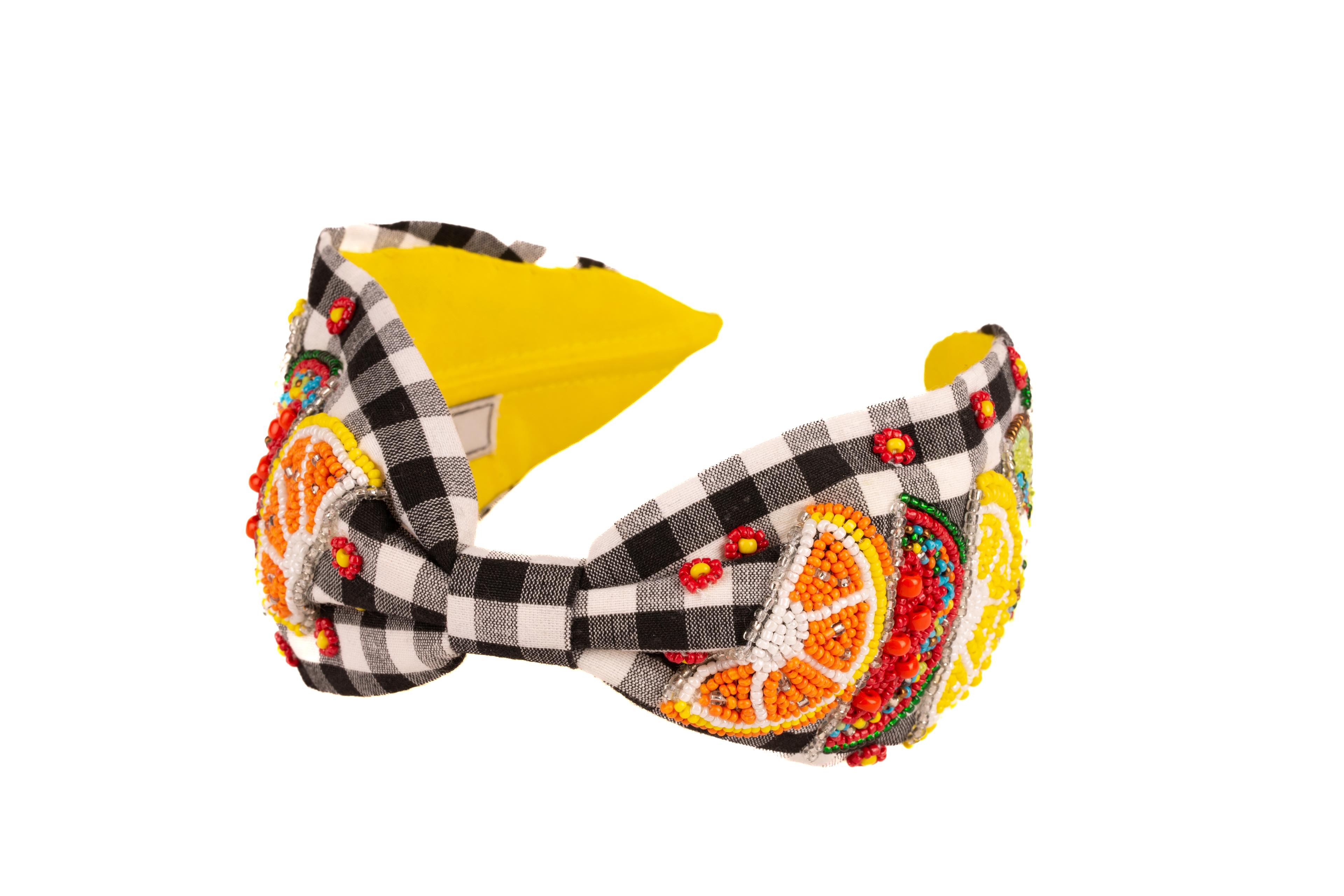 Fruity Boncuk İşlemeli Kadın Taç