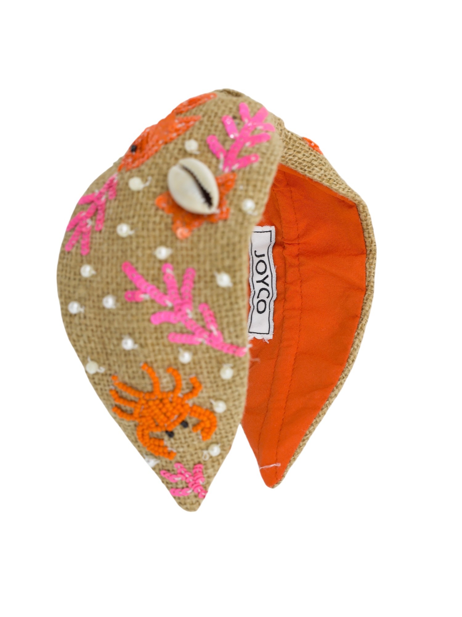Agata Bead Embroidered Women Headband