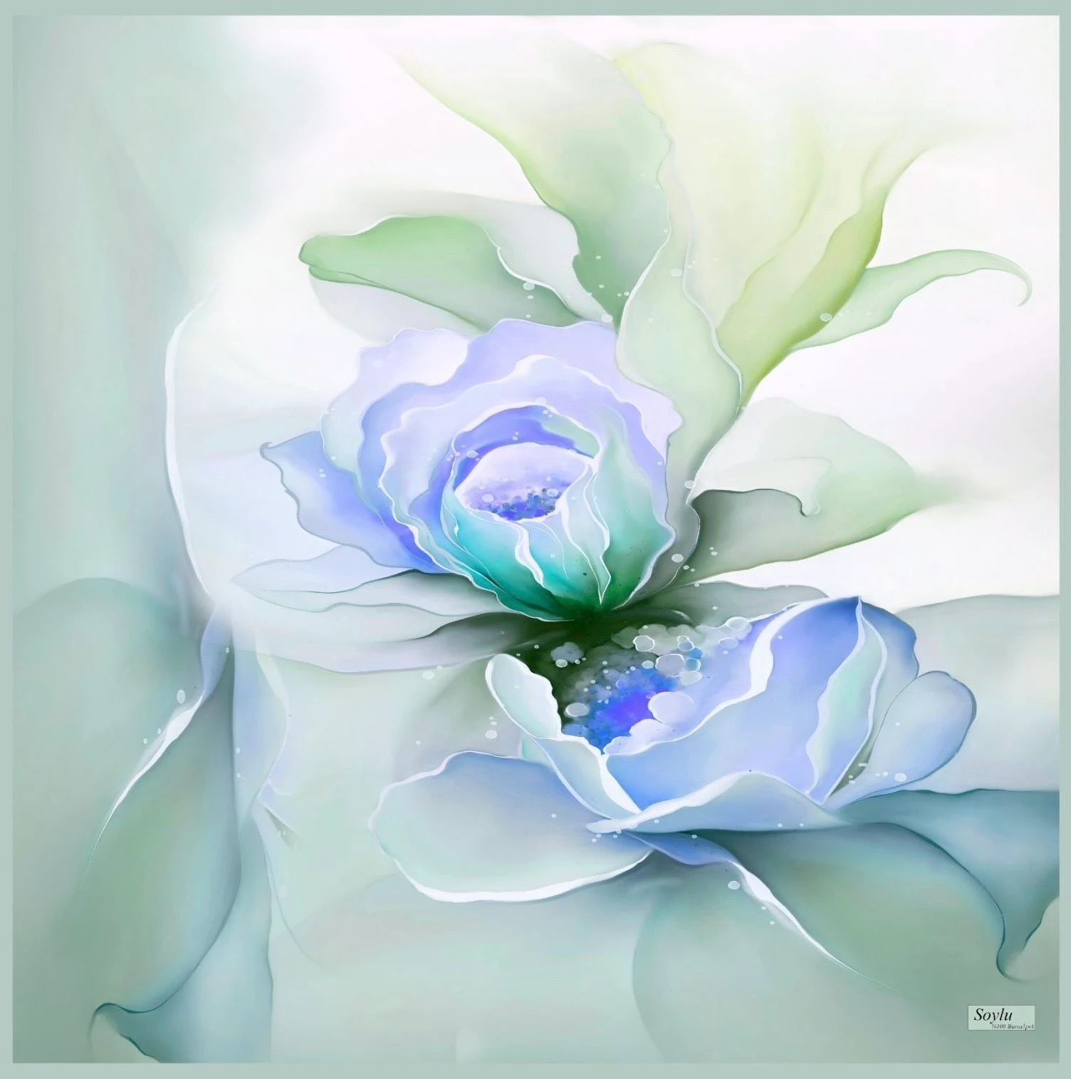 Desenli İpek Twill Eşarp