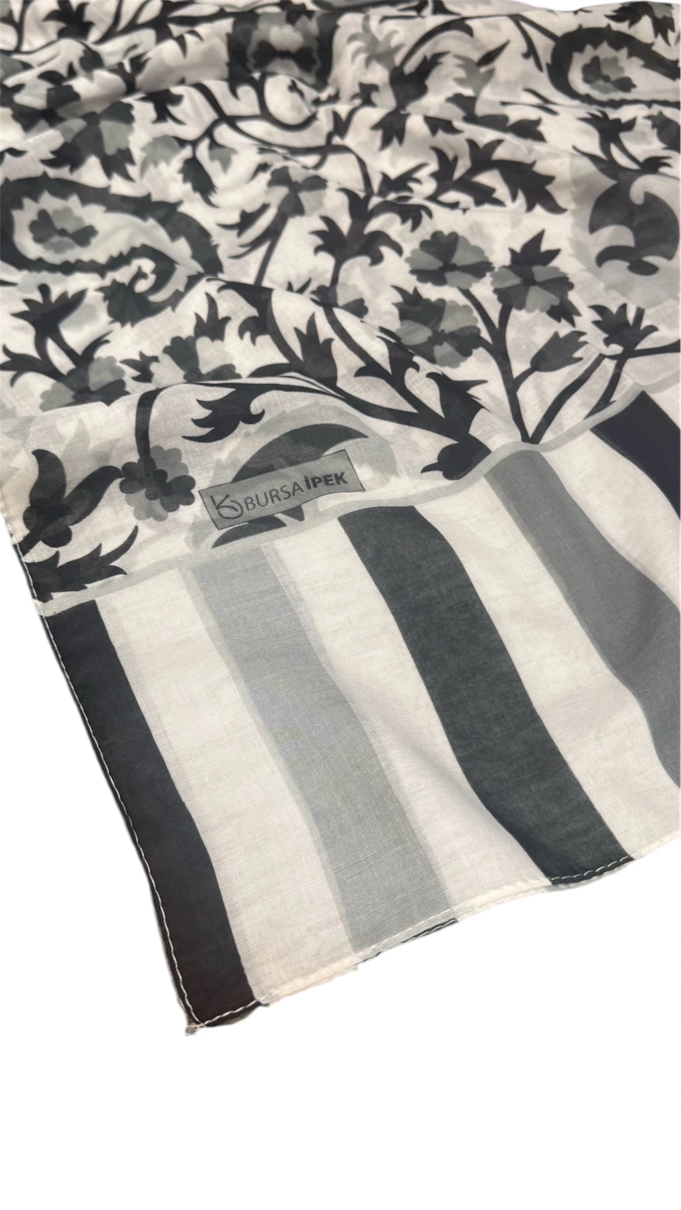 Türk Motifli Pamuk Fular