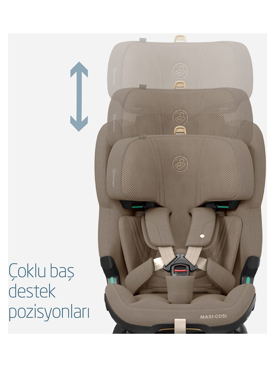 Maxi-Cosi Emerald 360 Pro Slidetech Dönebilir Yatabilir 0-36 kg Oto Koltuğu Authentic Truffle