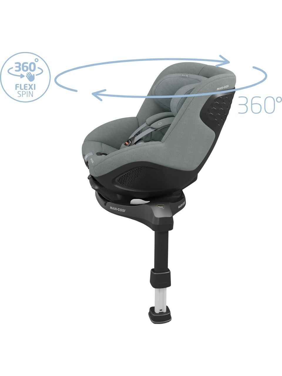 Maxi-Cosi Mica 360 Pro i-Size SlideTech Dönebilen Oto Koltuğu 0-18 kg Authentic Grey