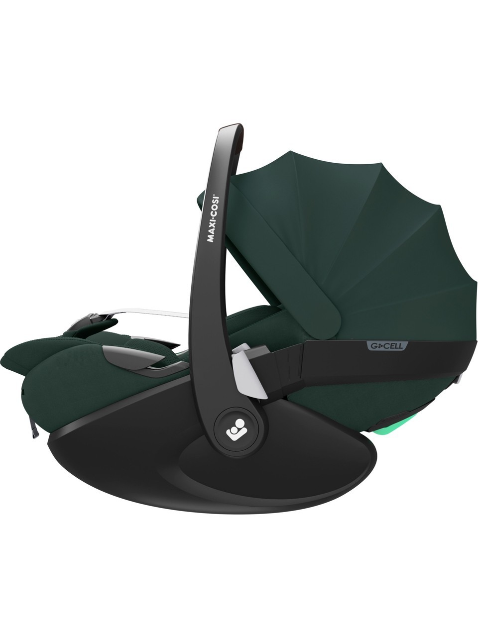 Maxi-Cosi Pebble 360 Pro Slidetech - 360 Dönebilen Tam Yatabilen Ana Kucağı ve Oto Koltuğu 0-13 kg Twillic Green