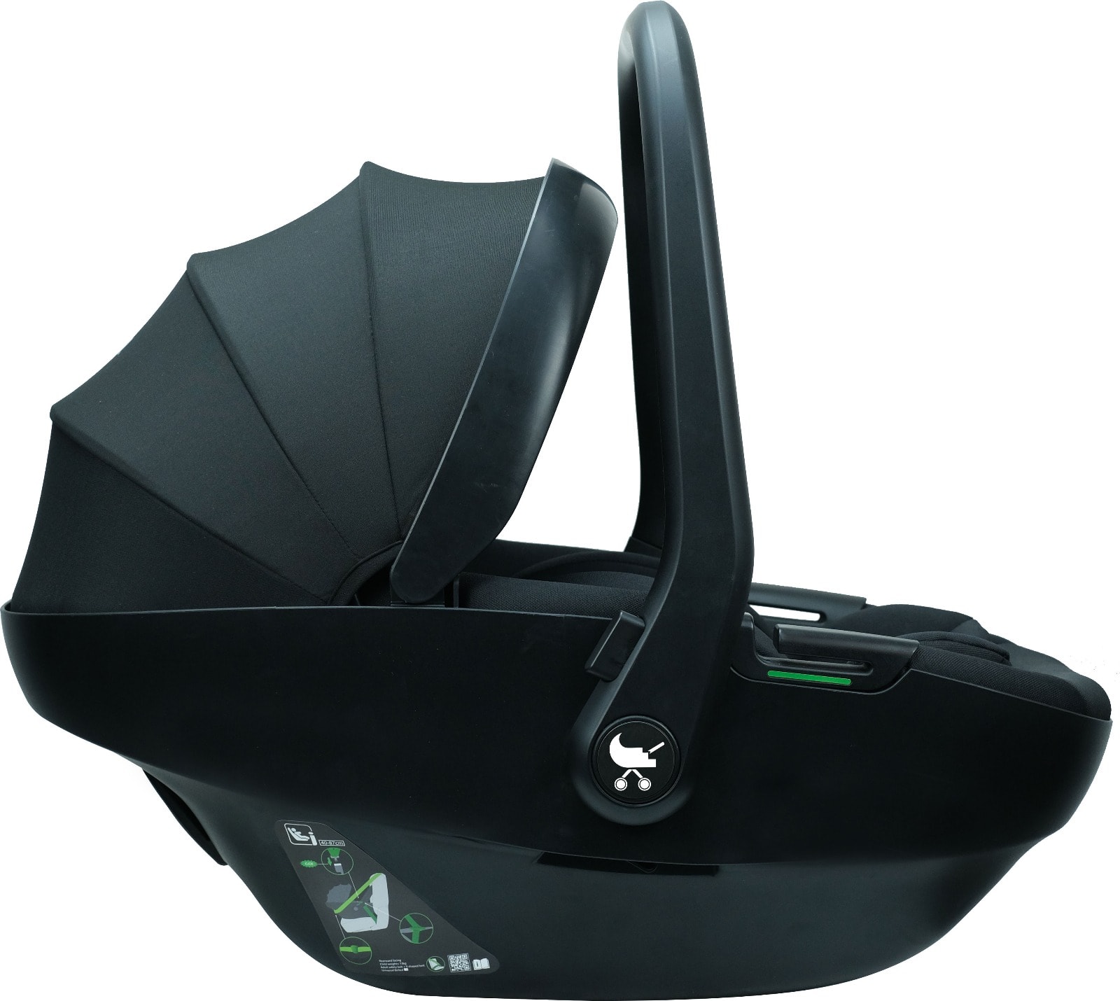 MINI by Easywalker Buggy SNAP Travel Sistem Bebek Arabası Soho Grey  - Merkürbebe Guardix Anne Kucağı Siyah