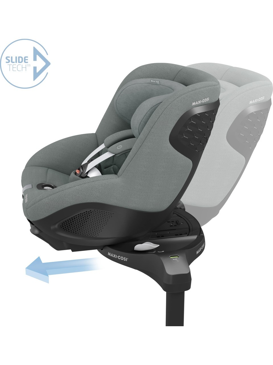 Maxi-Cosi Mica 360 Pro i-Size SlideTech Dönebilen Oto Koltuğu 0-18 kg Authentic Grey