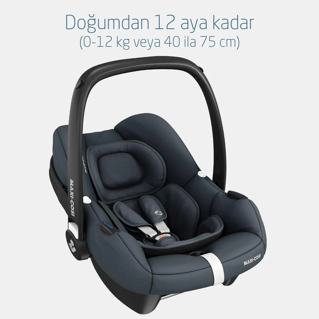 Maxi Cosi Cabrio Fix I-Size Ana Kucağı Essenital Graphite