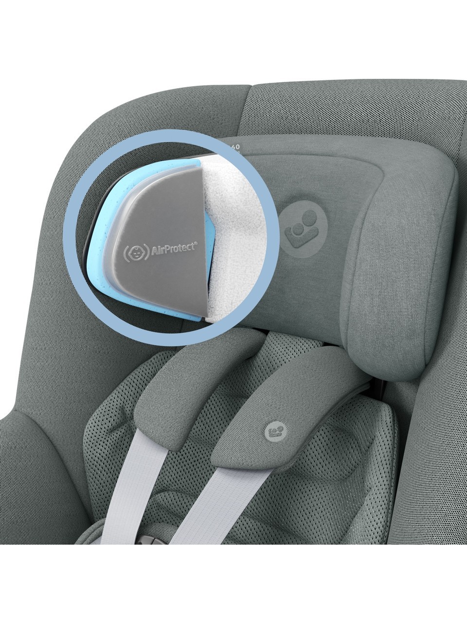 Maxi-Cosi Mica 360 Pro i-Size SlideTech Dönebilen Oto Koltuğu 0-18 kg Authentic Grey