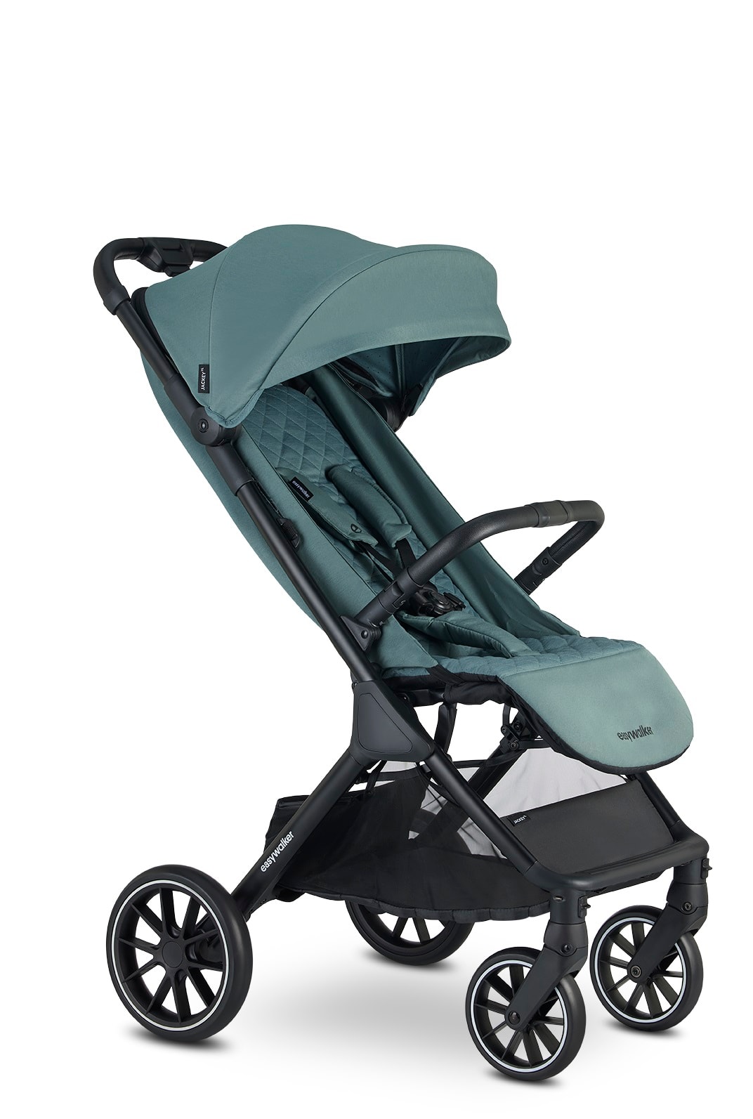 Easywalker Jackey XL Travel Sistem Bebek Arabası Forest Green - Merkürbebe Guardix Anne Kucağı Antrasit