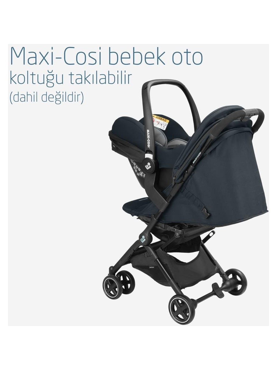 Maxi-Cosi Lara2 Ultra Kompakt Otomatik Katlanan Kabin Boy Bebek Arabası Essential Graphite