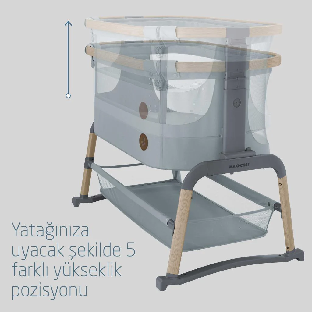 Maxi-Cosi Iora Air Sallanabilen Anne Yanı Beşik Beyond Grey