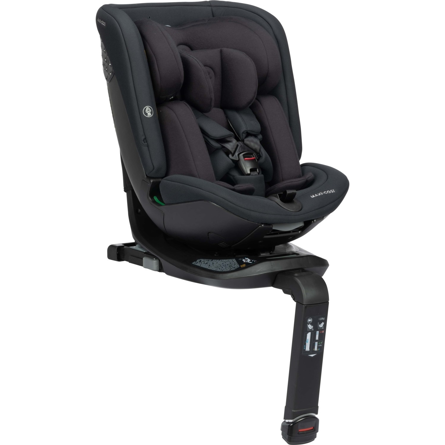 Maxi-Cosi Spinel 360 Plus Derece Dönebilen Yatabilen Isofix'li 0-36 kg Oto Koltuğu Authentic Black