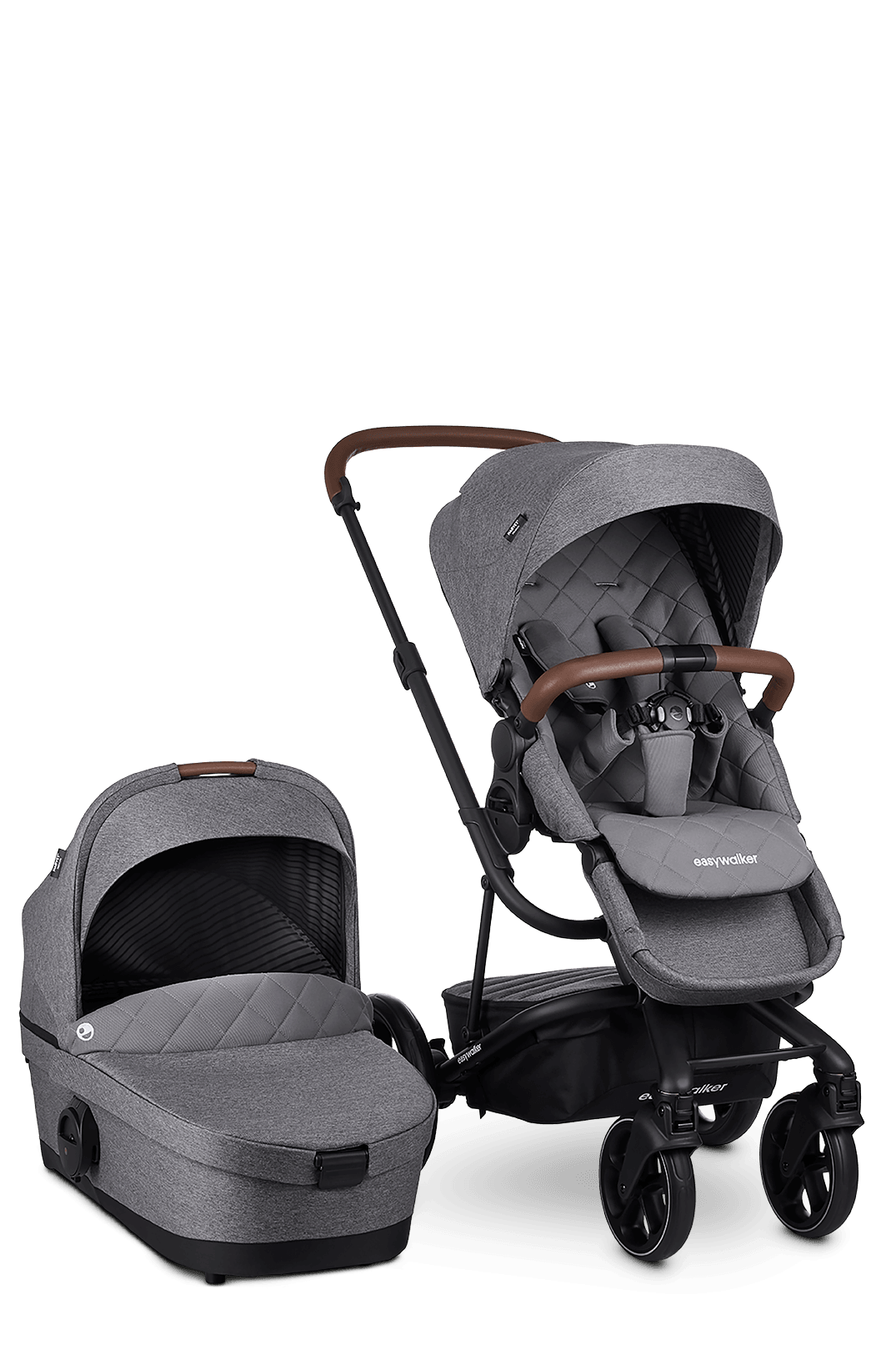 Easywalker Harvey³ Premium Bebek Arabası İkili Set Diamond Grey