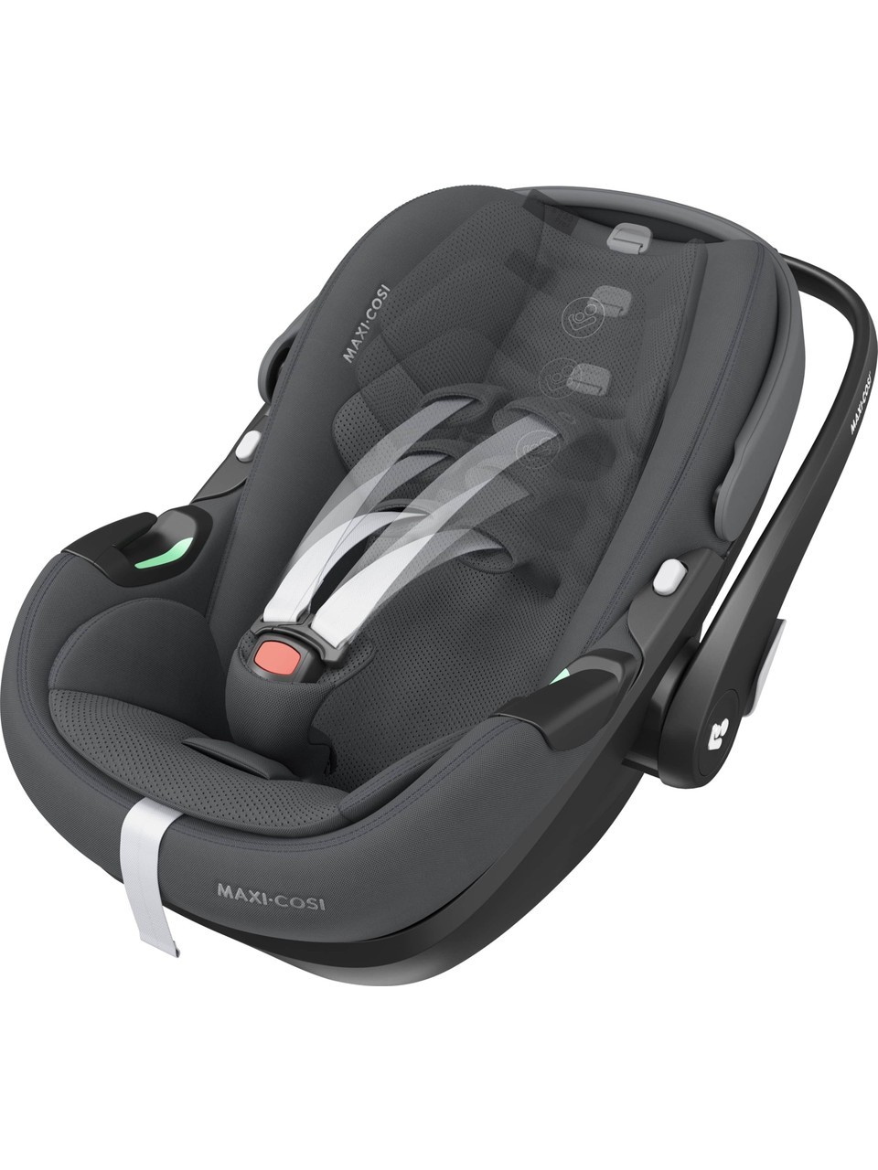 Maxi-Cosi Pebble 360 Pro Slidetech - 360 Dönebilen Tam Yatabilen Ana Kucağı ve Oto Koltuğu 0-13 kg Twillic Graphite