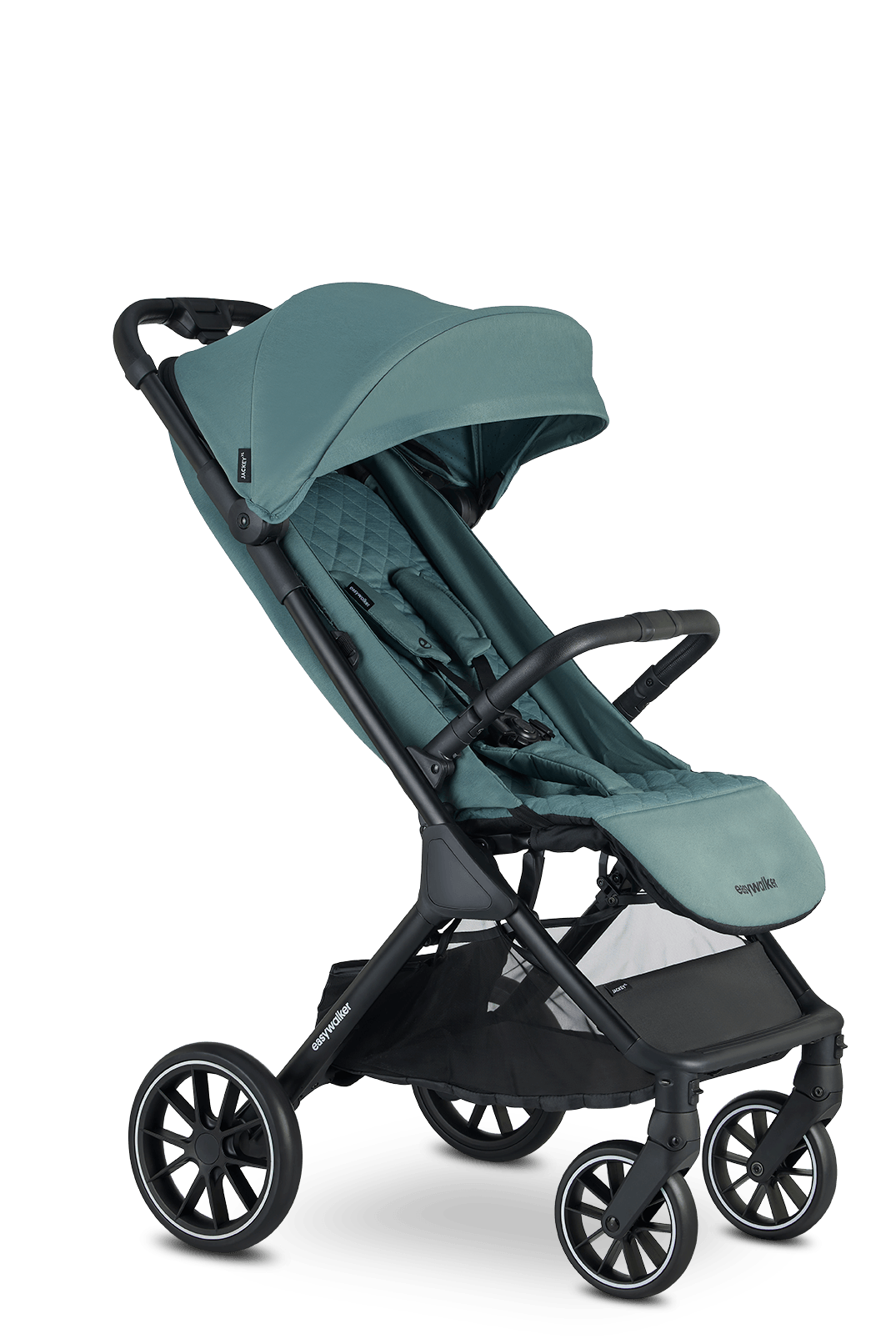 Easywalker Jackey XL Travel Sistem Bebek Arabası Forest Green - Merkürbebe Guardix Anne Kucağı Antrasit