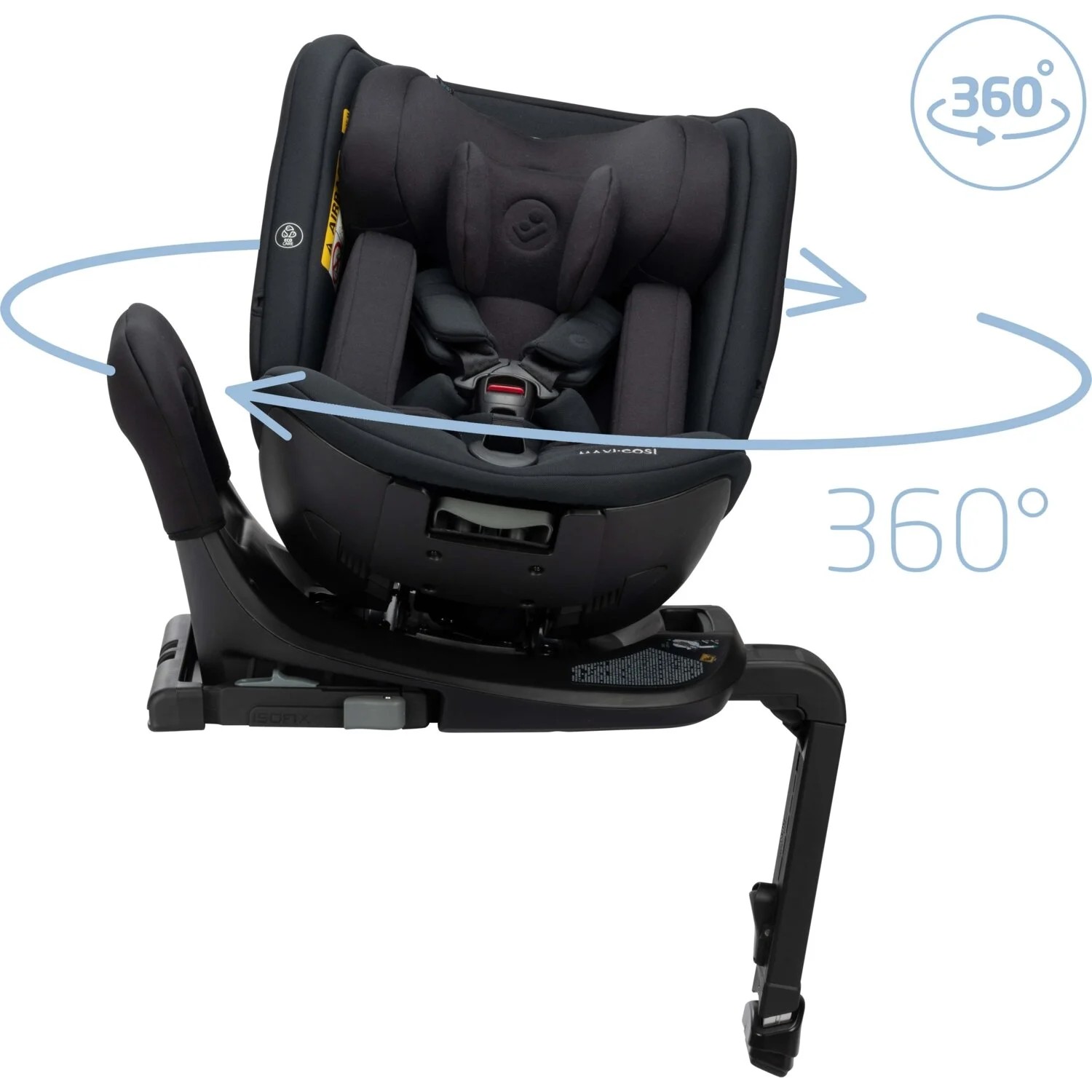 Maxi-Cosi Spinel 360 S - 360 Derece Dönebilen Yatabilen Isofix'li 0-36 kg Oto Koltuğu Authentic Black