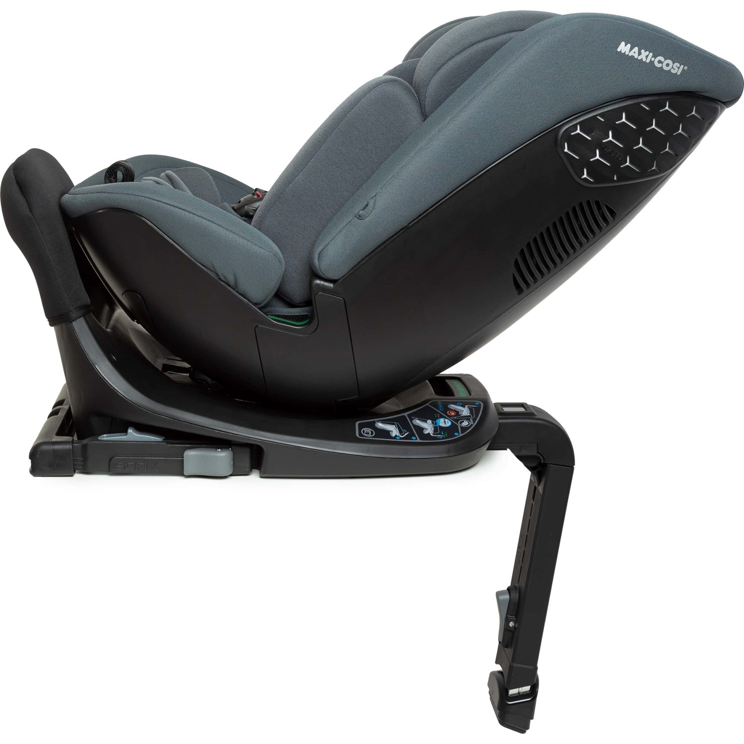 Maxi-Cosi Spinel 360 Plus Derece Dönebilen Yatabilen Isofix'li 0-36 kg Oto Koltuğu Authentic Graphite