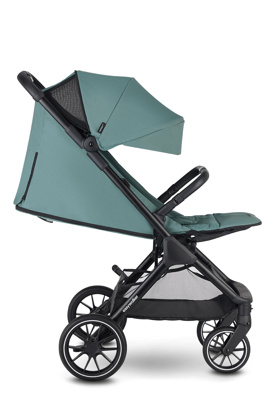 Easywalker Jackey XL Travel Sistem Bebek Arabası Forest Green - Merkürbebe Guardix Anne Kucağı Siyah 